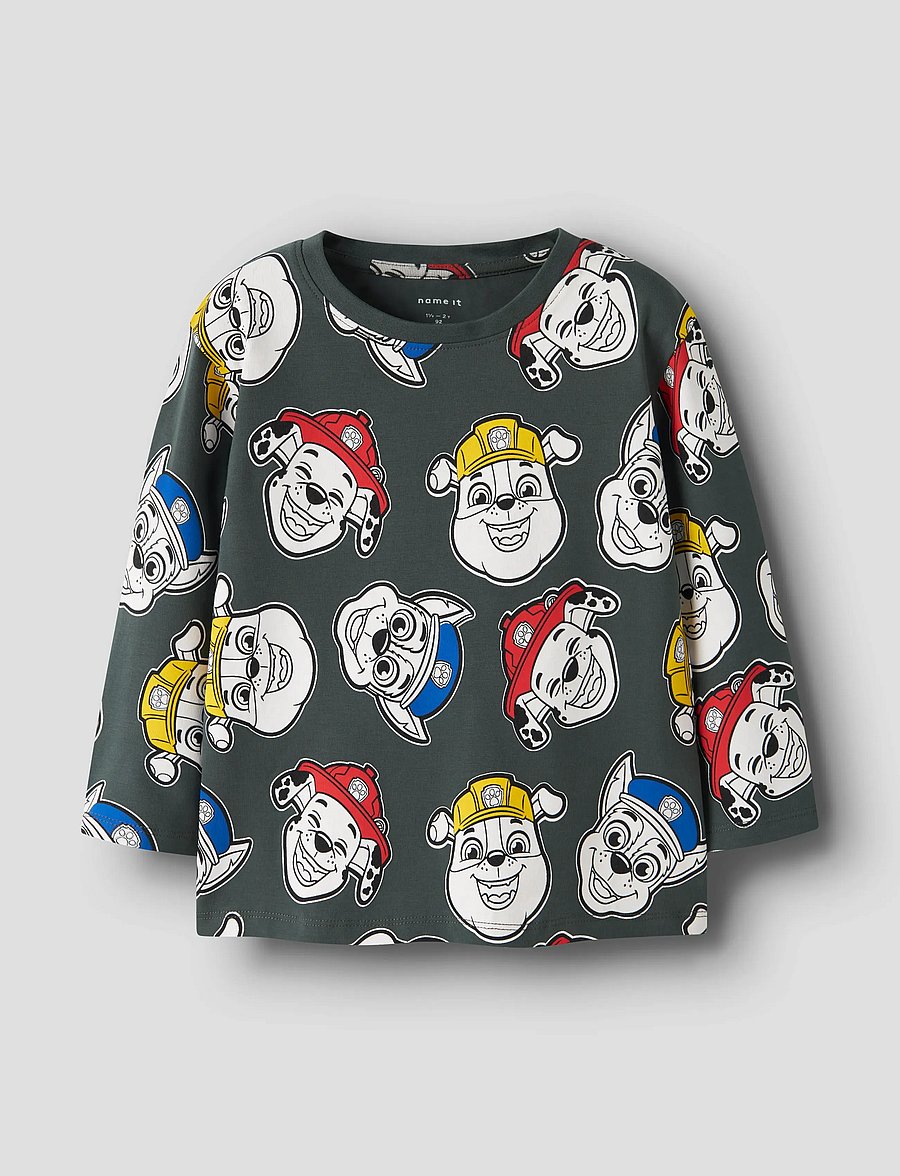 name it - NMMJORGEN PAW LS NREG TOP CPLG - langærmede t-shirts - urban chic - 0