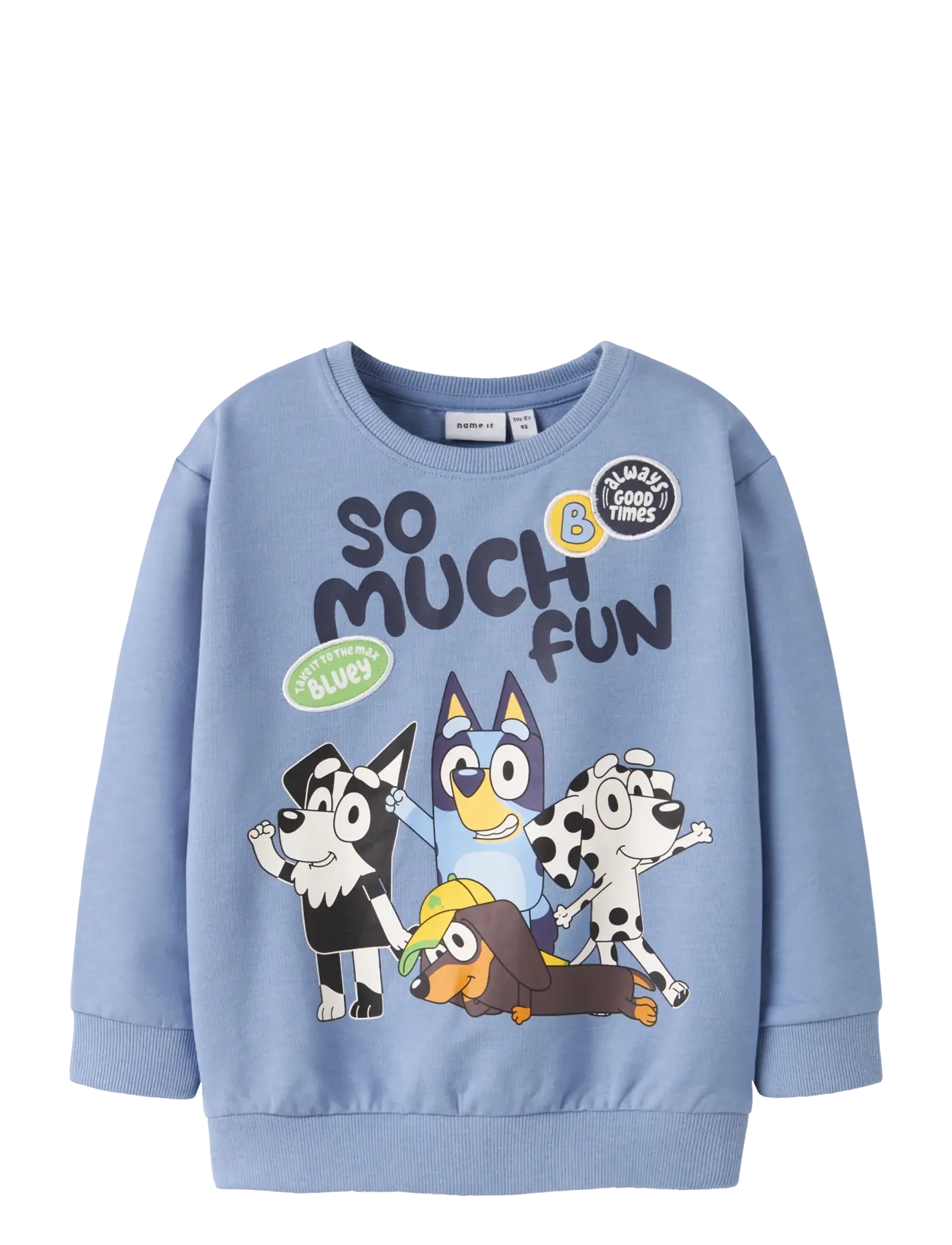 name it NMMJARED BLUEY NREG SWEAT UNB SKY - Kläder - ENDLESS SKY / blue