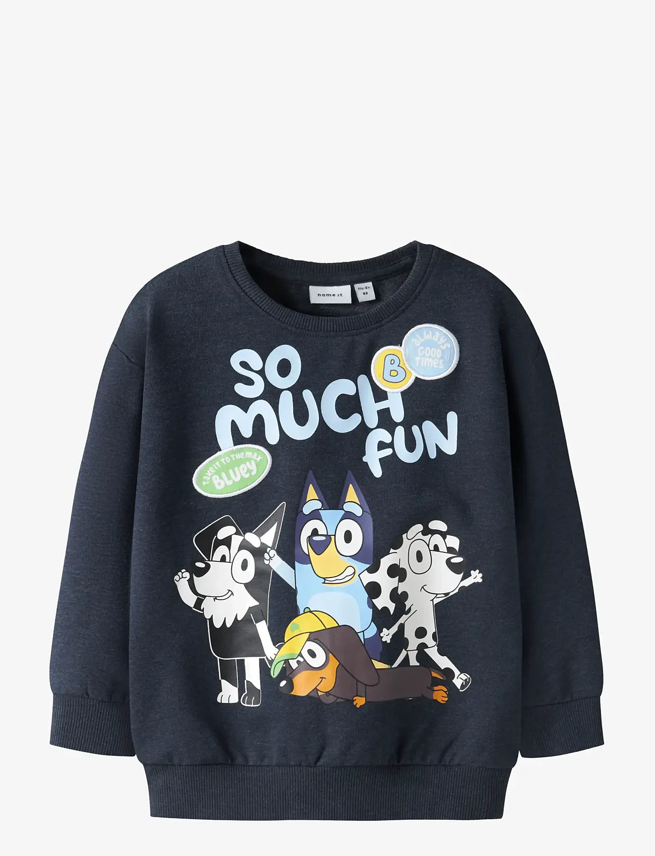 name it - NMMJARED BLUEY NREG SWEAT UNB SKY - sweatshirts - navy blazer - 0