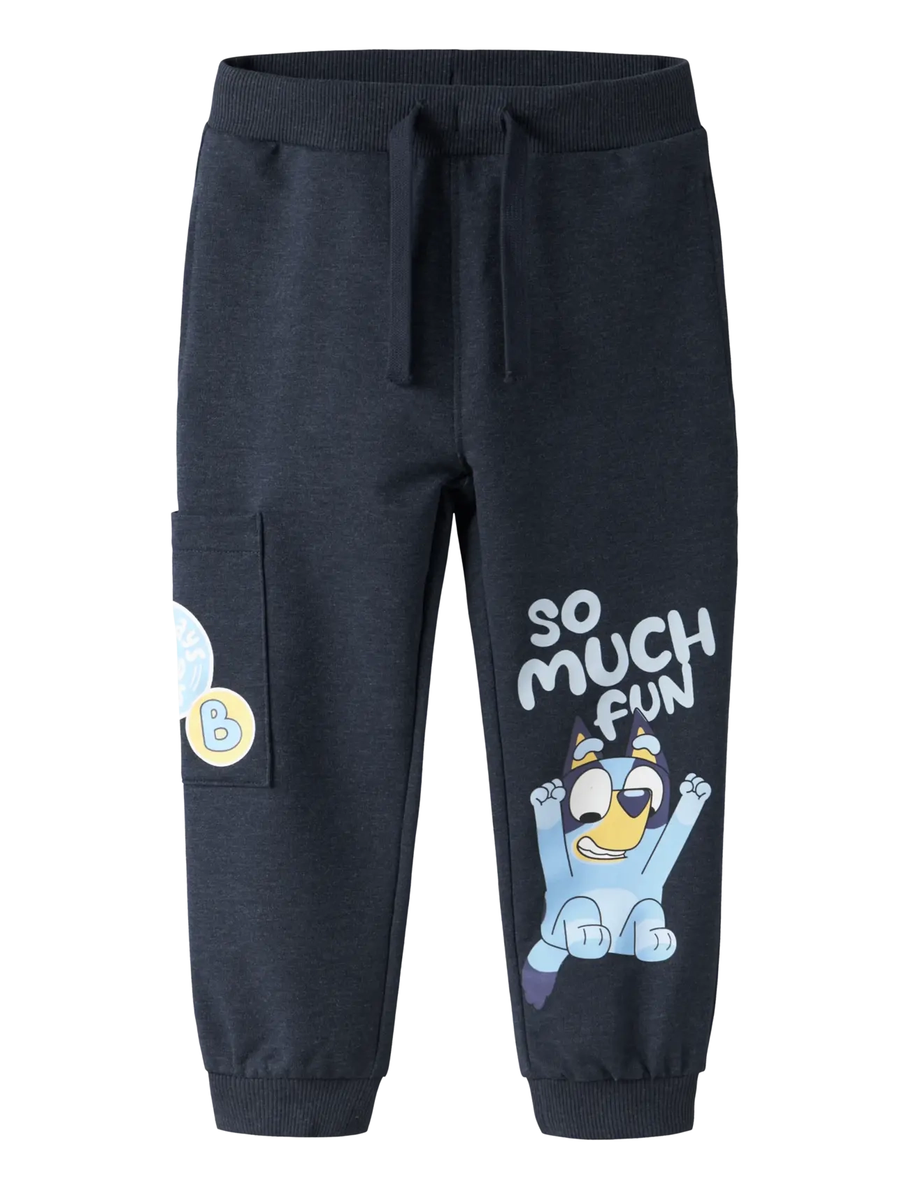 name it NMMJARED BLUEY NREG SWE PANTS UNB SKY - Kläder - NAVY BLAZER / navy