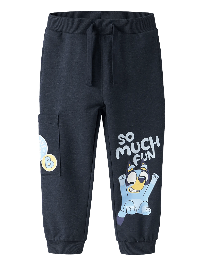 name it - NMMJARED BLUEY NREG SWE PANTS UNB SKY - jogginghosen - navy blazer - 1