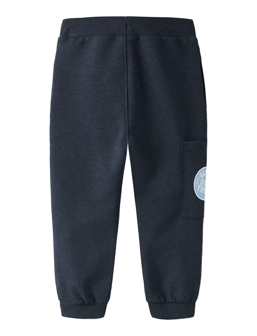 name it - NMMJARED BLUEY NREG SWE PANTS UNB SKY - jogginghosen - navy blazer - 2