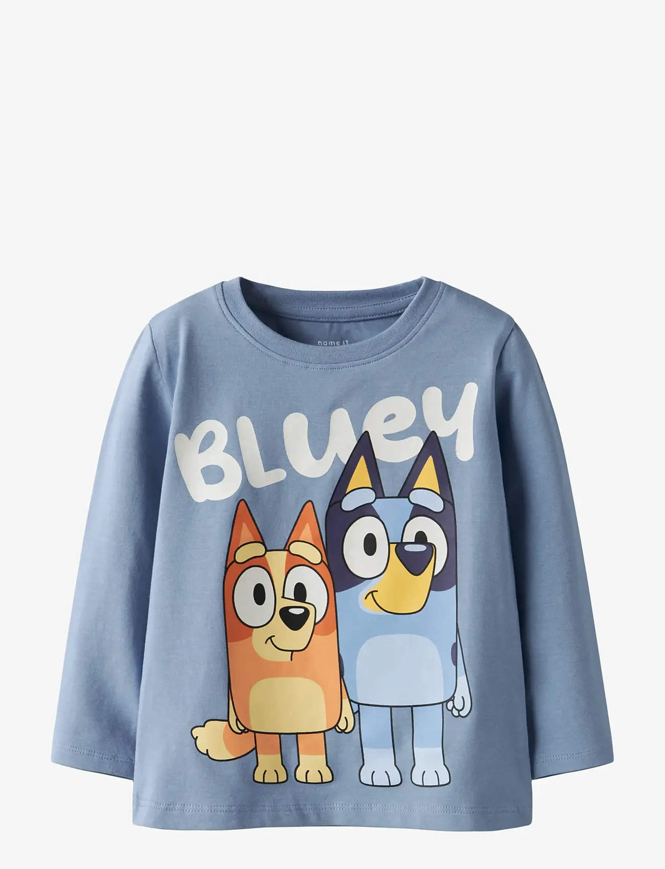 name it - NMMJONAS BLUEY LS NREG TOP BOX SKY - långärmade t-shirts - endless sky - 0