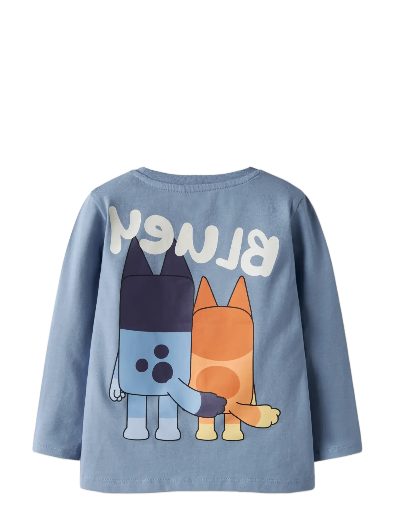 name it - NMMJONAS BLUEY LS NREG TOP BOX SKY - langærmede t-shirts - endless sky - 1