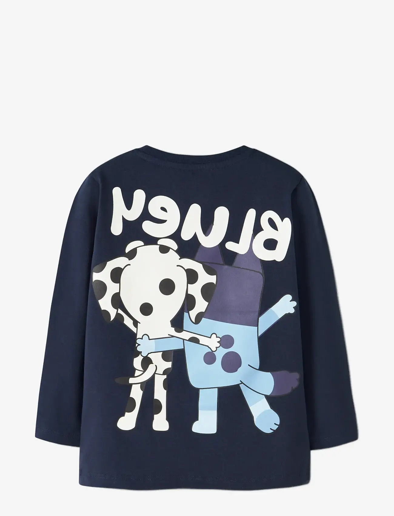 name it - NMMJONAS BLUEY LS NREG TOP BOX SKY - langärmelig - navy blazer - 1