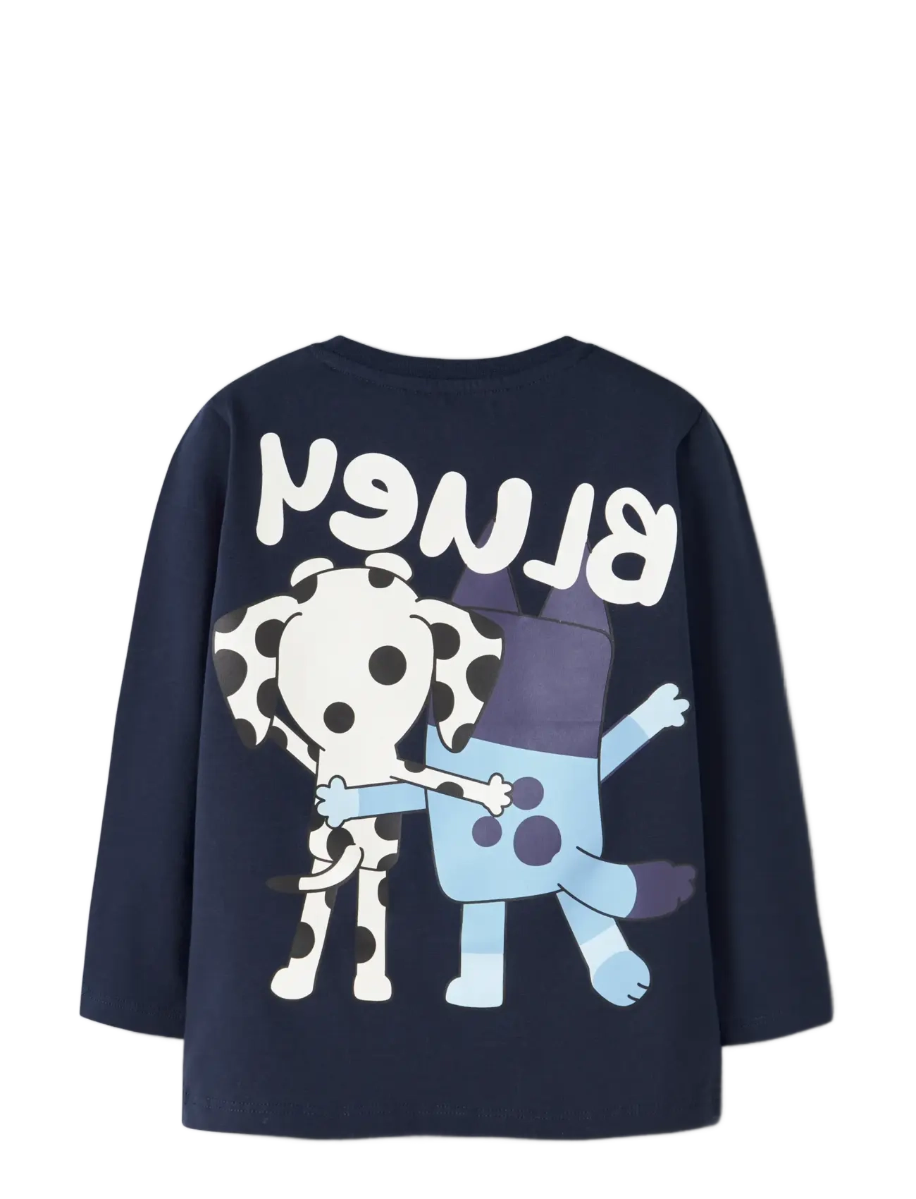 name it - NMMJONAS BLUEY LS NREG TOP BOX SKY - langærmede t-shirts - navy blazer - 1