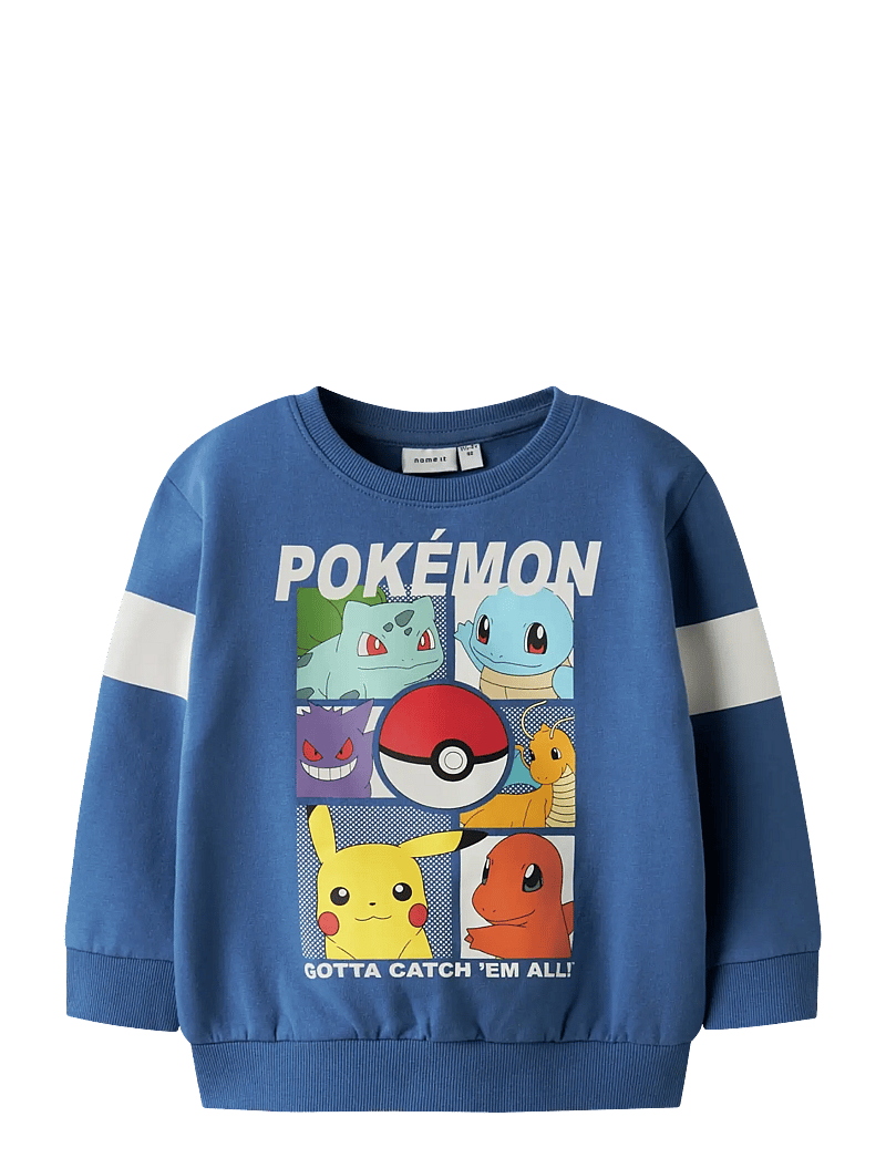 name it - NMMJUSSY POKEMON NREG SWEAT BRU NOOS SKY - sweatshirts - delft - 1