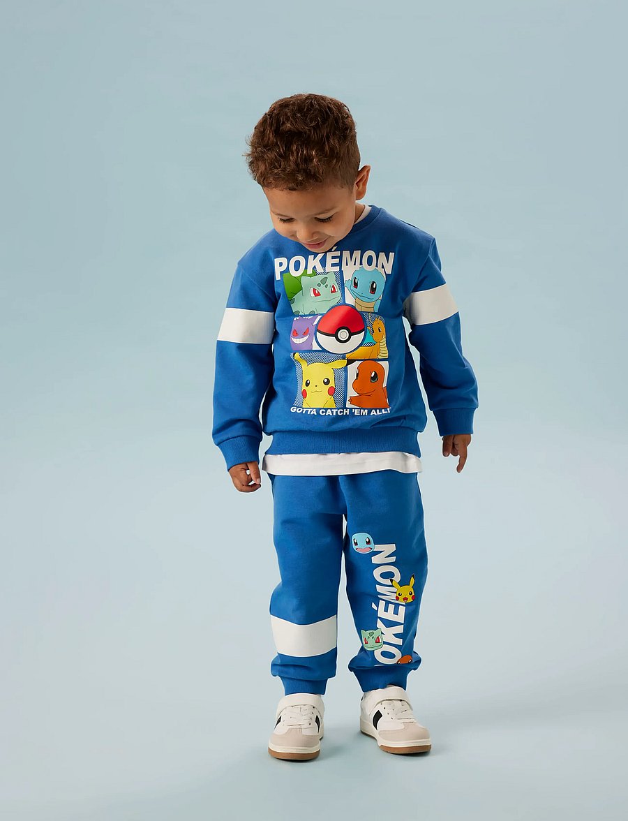 name it - NMMJUSSY POKEMON NREG SWEAT BRU NOOS SKY - sweatshirts - delft - 4