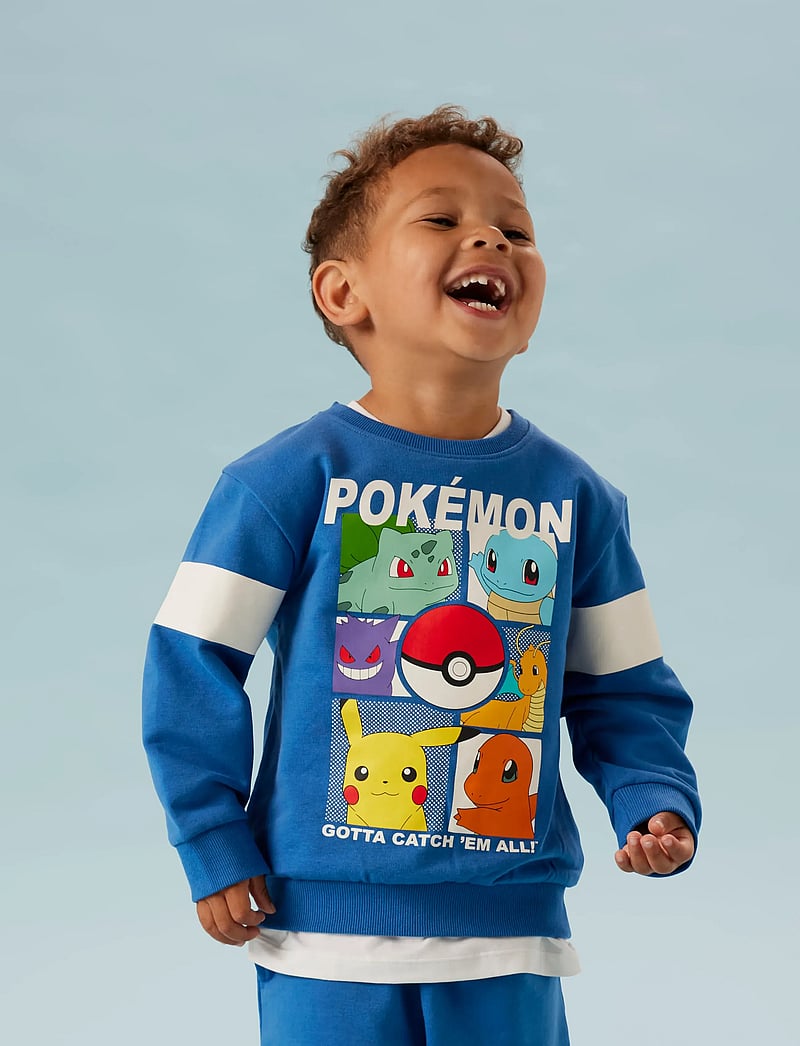 name it - NMMJUSSY POKEMON NREG SWEAT BRU NOOS SKY - sweatshirts - delft - 5