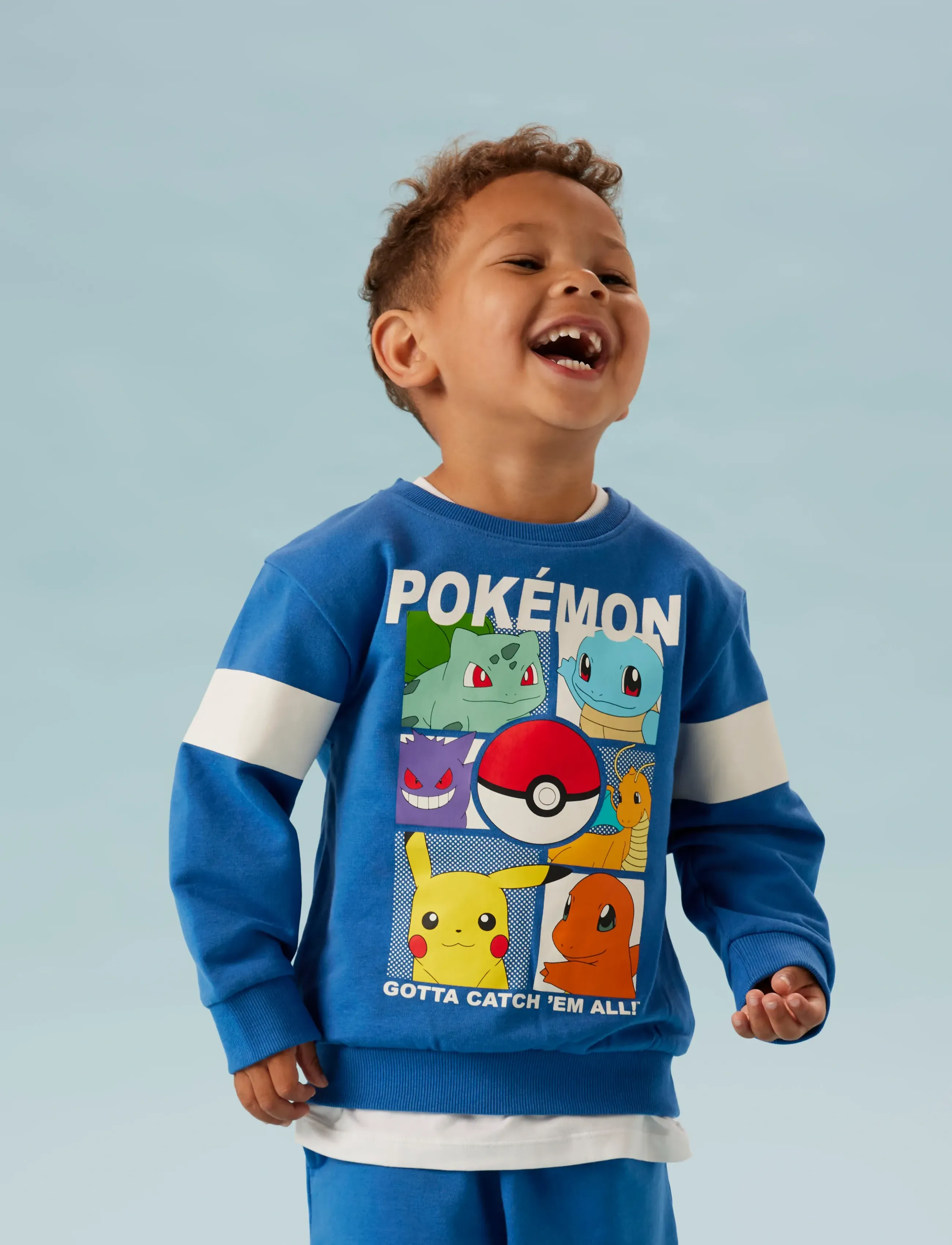 name it - NMMJUSSY POKEMON NREG SWEAT BRU NOOS SKY - sweatshirts - delft - 5