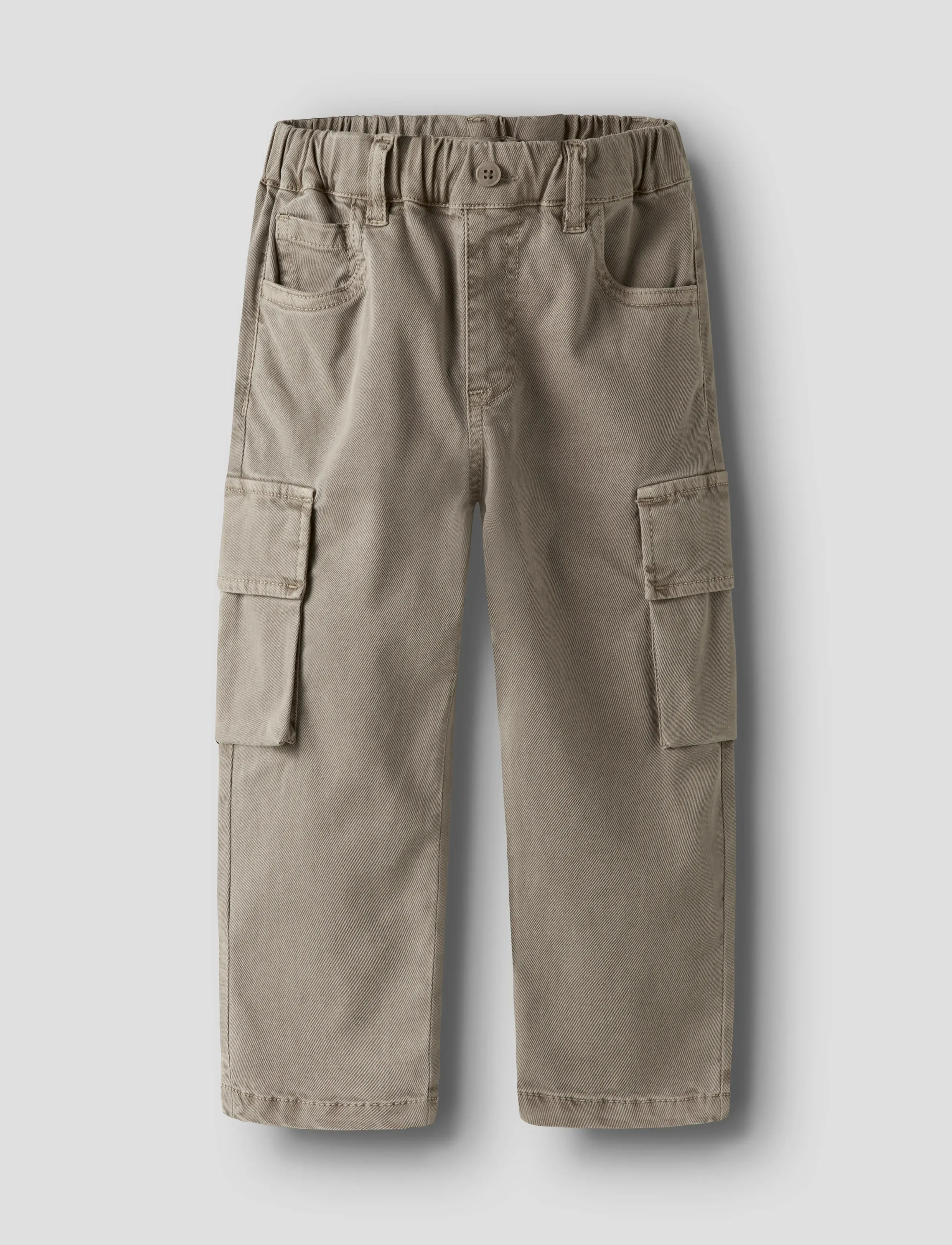 name it NMMBEN TAP CARGO TWI PANT 8950-PO NOOS - Hosen - CHINCHILLA / khaki/green