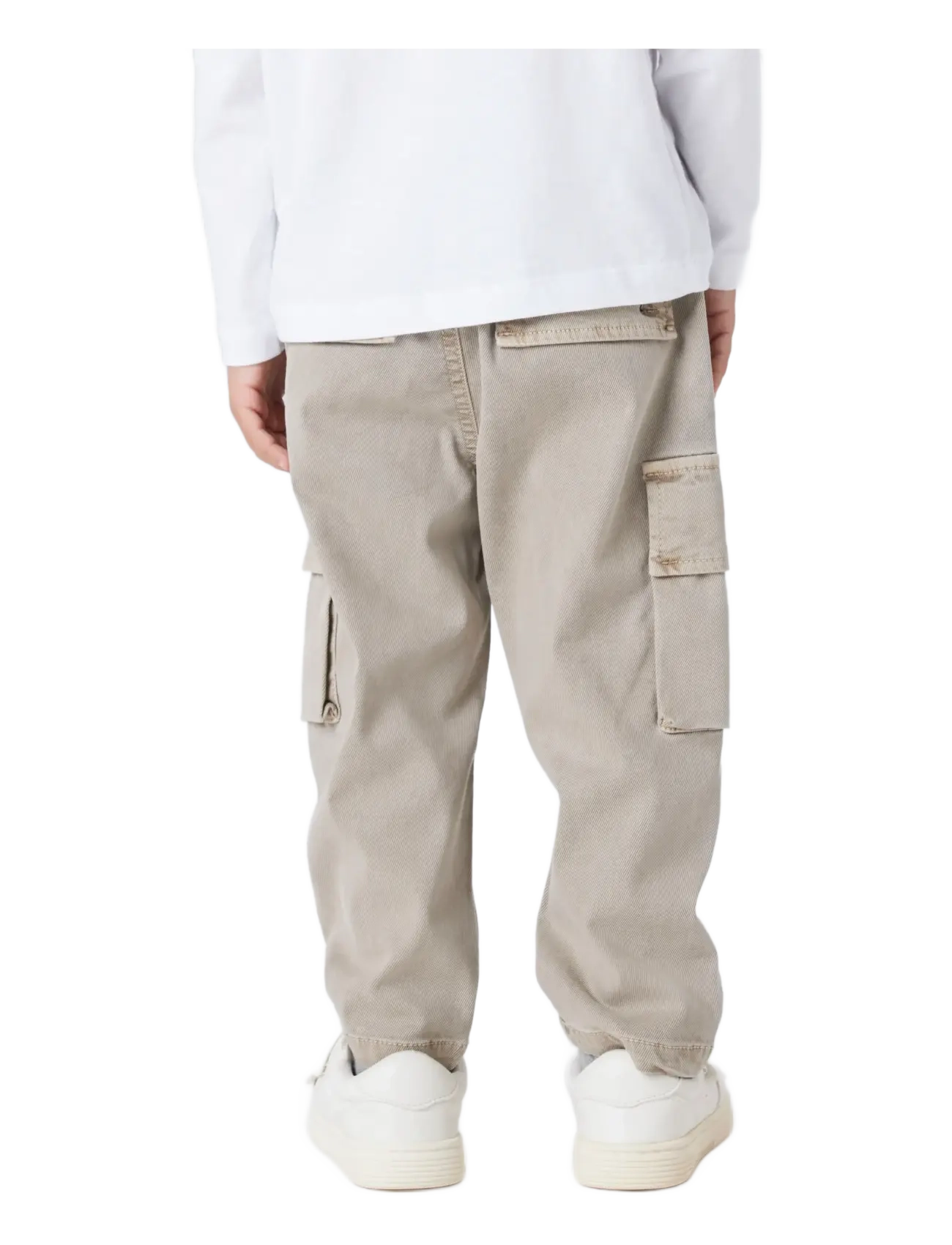 name it - NMMBEN TAP CARGO TWI PANT 8950-PO NOOS - byxor - chinchilla - 3