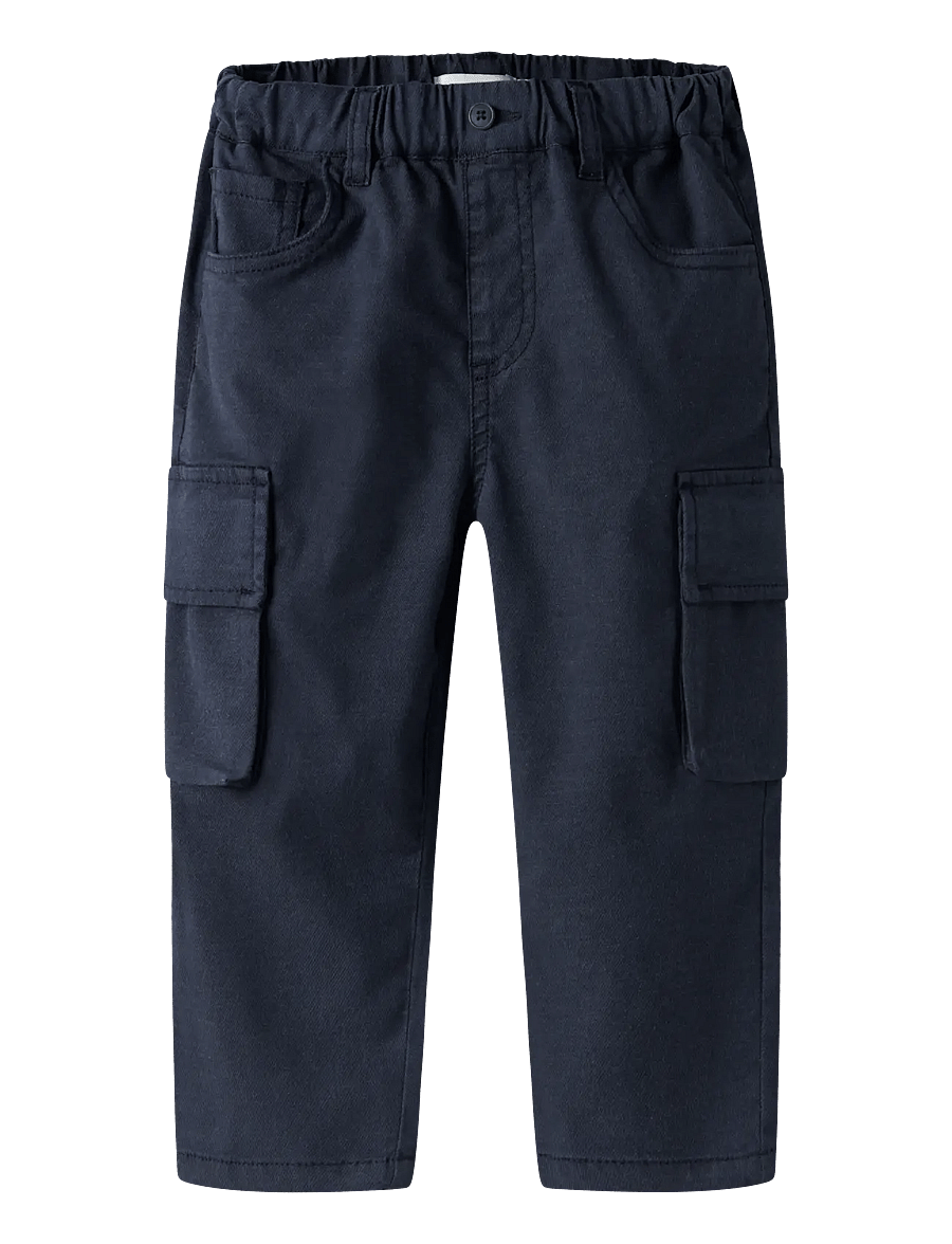 name it - NMMBEN TAP CARGO TWI PANT 8950-PO NOOS - kelnytės kūdikiams - navy blazer - 0