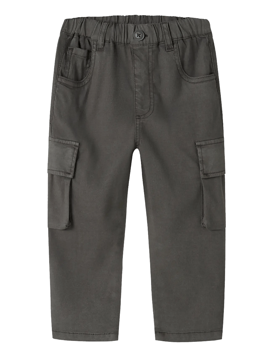 name it - NMMBEN TAP CARGO TWI PANT 8950-PO NOOS - beebipüksid - peat - 0
