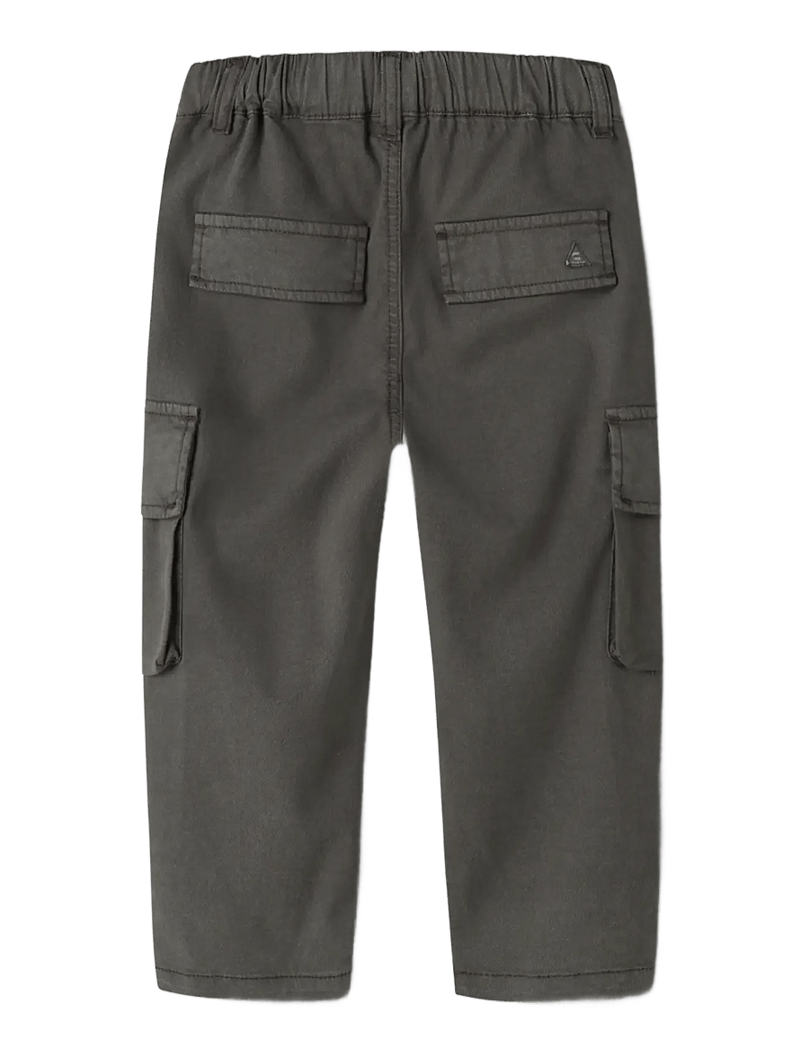 name it - NMMBEN TAP CARGO TWI PANT 8950-PO NOOS - beebipüksid - peat - 1