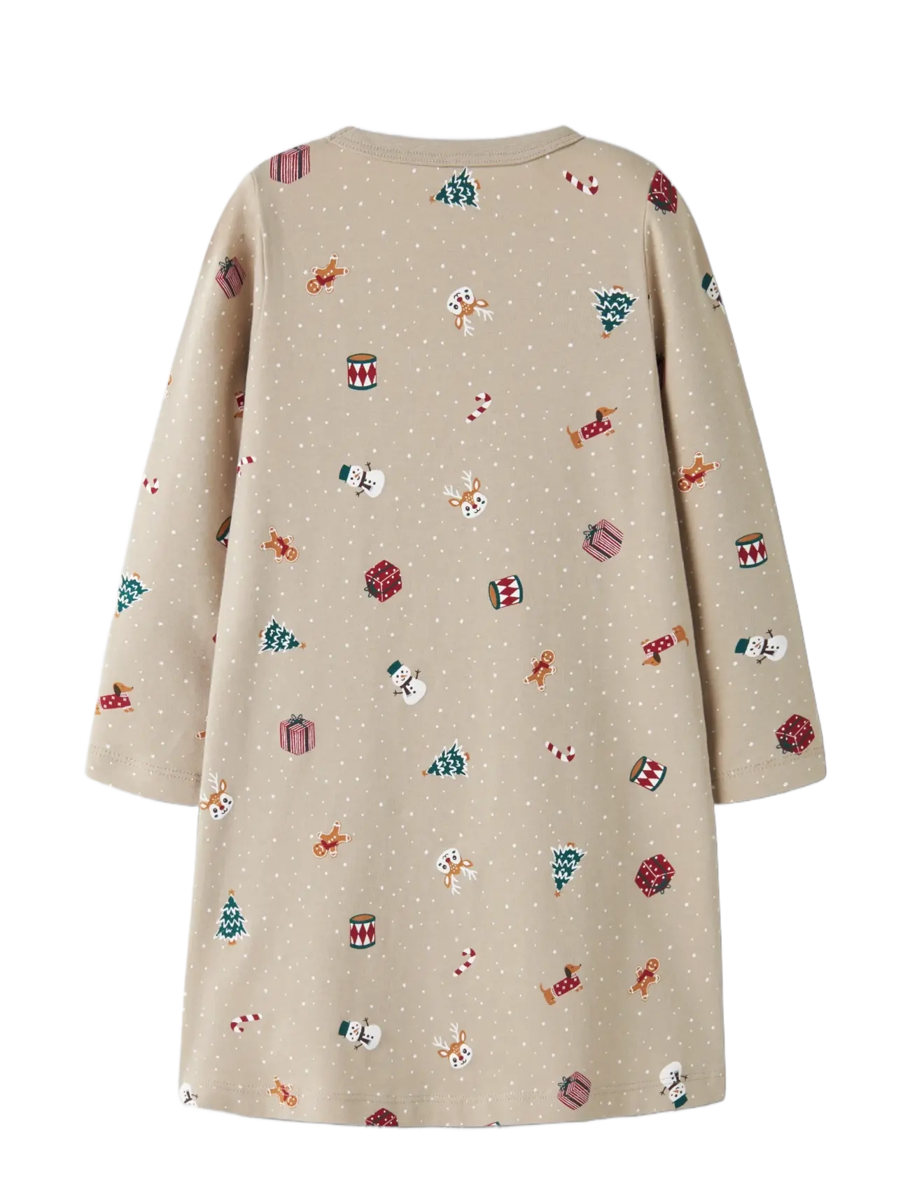name it - NMFVISMAS LS NIGHTGOWN - nachthemden - pure cashmere - 1