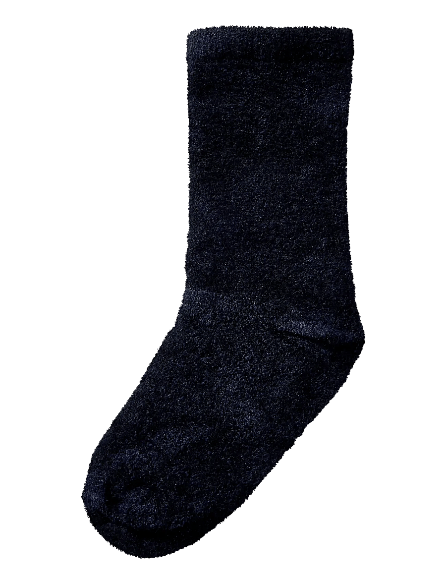 name it - NMMRADEK TERRY FLUFFY SOCK - sokker - navy blazer - 0