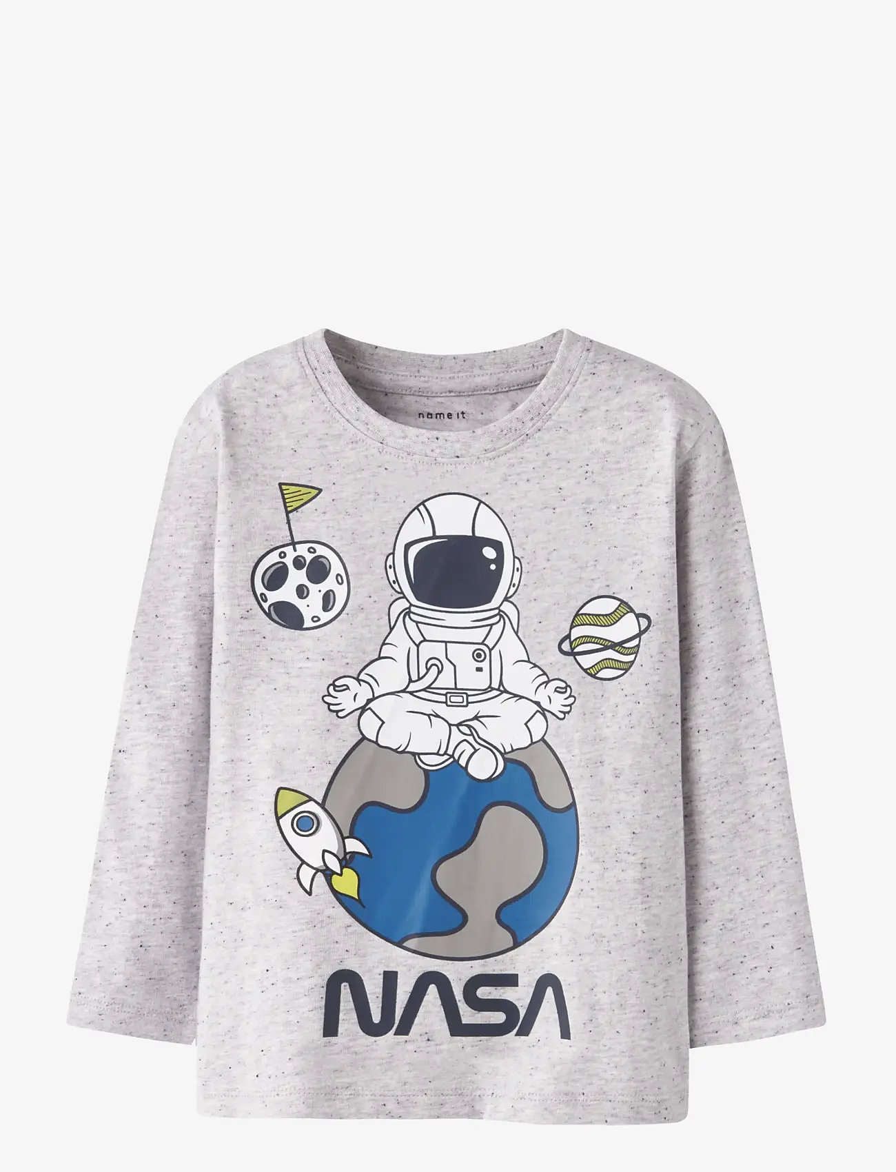 name it - NMMDACK NASA LS NREG TOP BOX NAS - langärmelig - peyote melange - 0