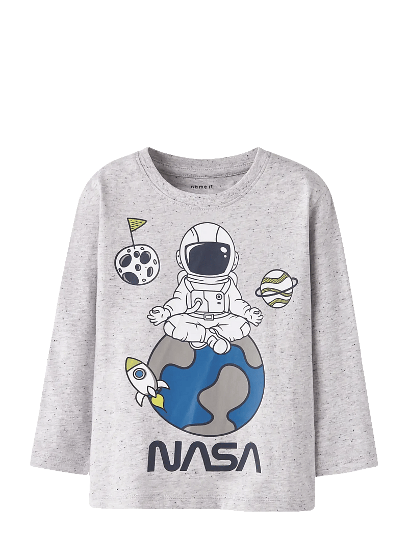 name it - NMMDACK NASA LS NREG TOP BOX NAS - langärmelig - peyote melange - 0