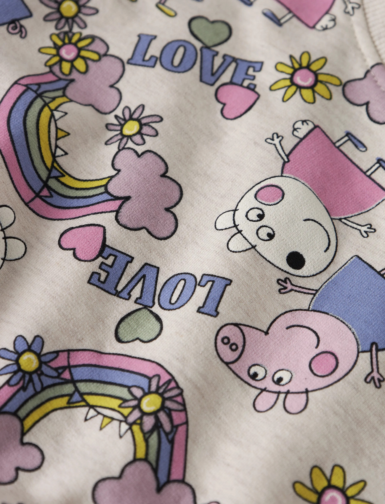 name it - NMFDARMA PEPPA NREG SWEAT BRU CPLG - sweatshirts - peyote melange - 3