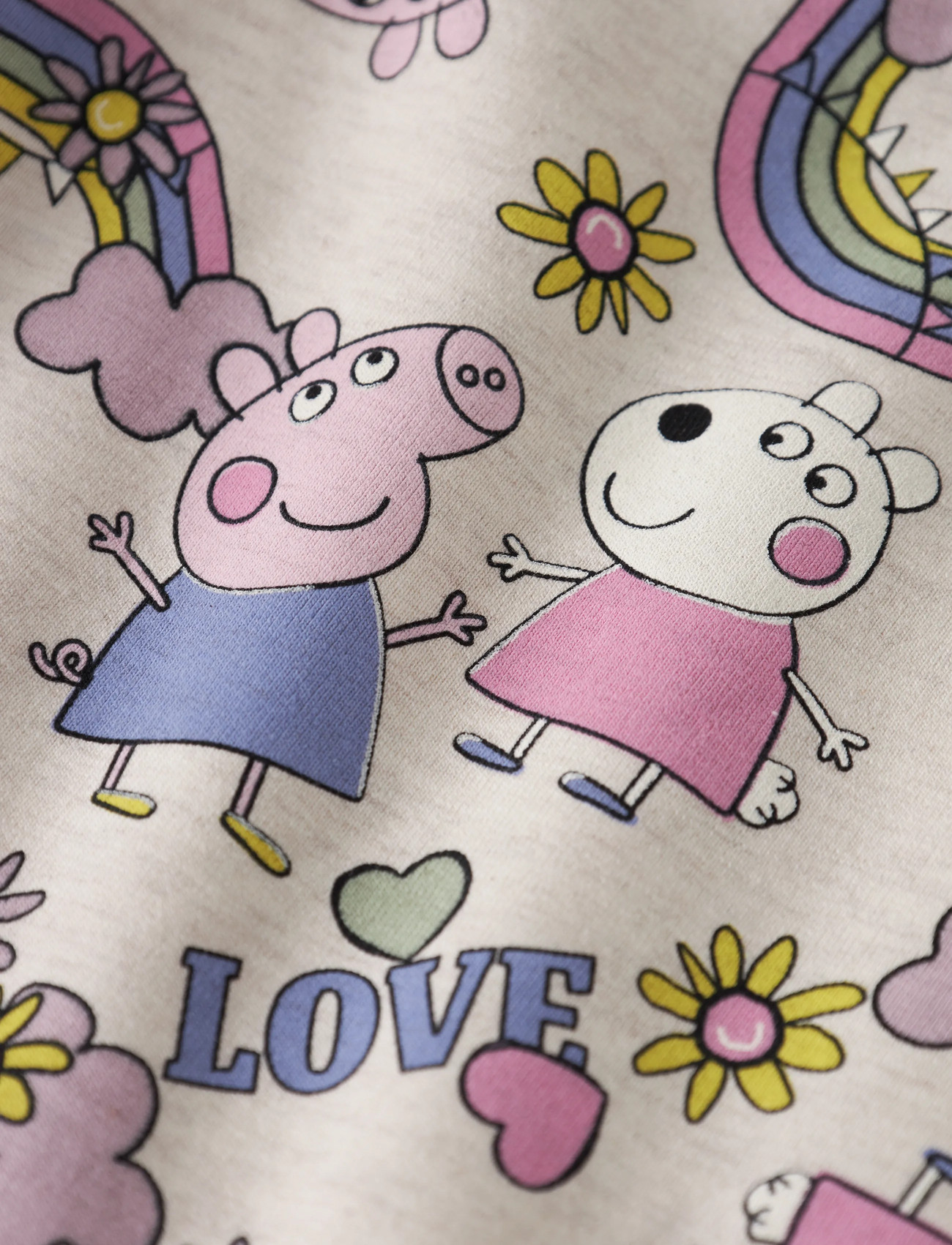 name it - NMFDARMA PEPPA LS SWE DRESS BRU CPLG - långärmade vardagsklänningar - peyote melange - 2