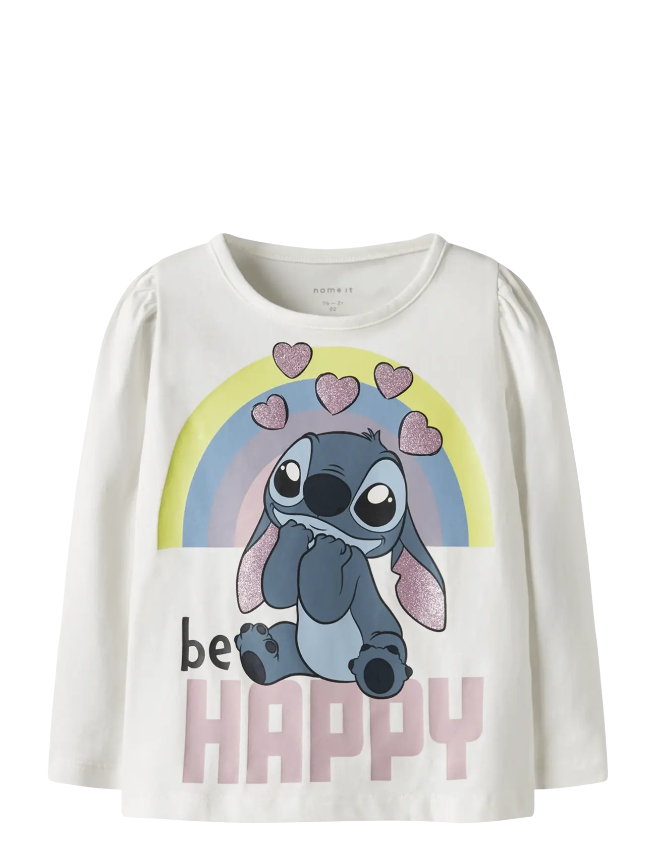 name it NMFDIANA STITCH LS TOP BOX NOOS WDI - App deal - CLOUD DANCER / white
