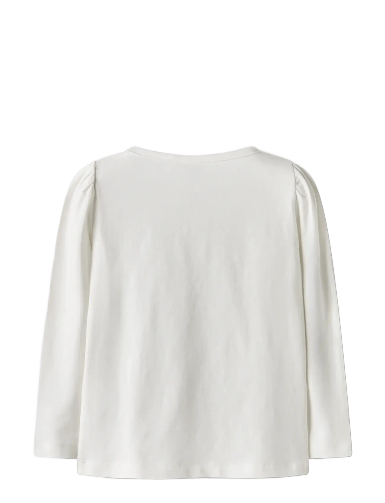 name it - NMFDIANA STITCH LS TOP BOX NOOS WDI - długi rękaw - cloud dancer - 2