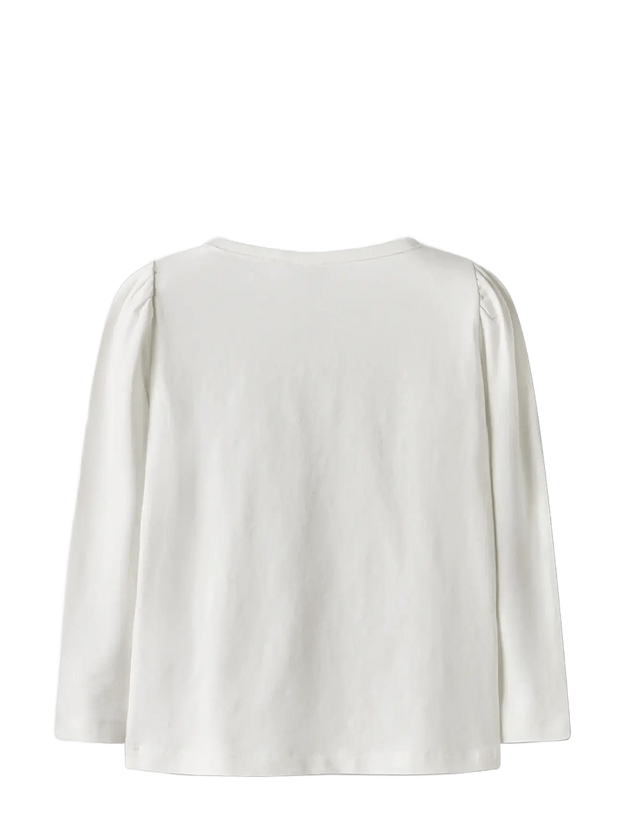 name it - NMFDIANA STITCH LS TOP BOX NOOS WDI - langärmelig - cloud dancer - 2