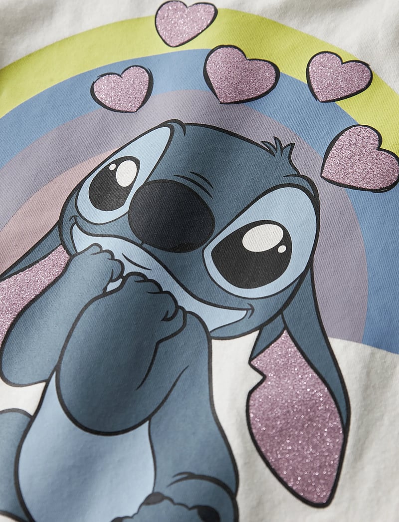 name it - NMFDIANA STITCH LS TOP BOX NOOS WDI - long-sleeved t-shirts - cloud dancer - 4