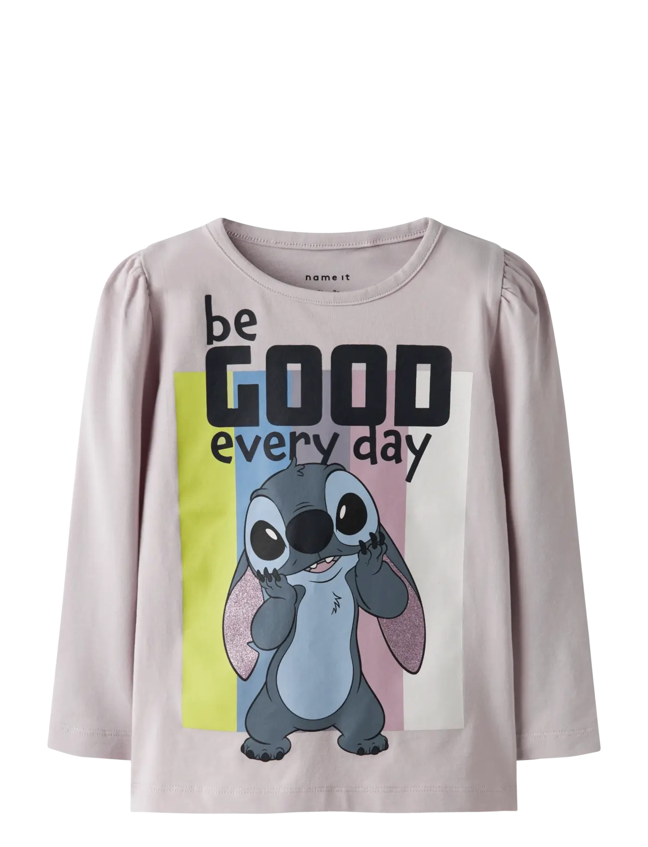 name it NMFDIANA STITCH LS TOP BOX NOOS WDI - Kläder - LILAC MARBLE / pink/rose