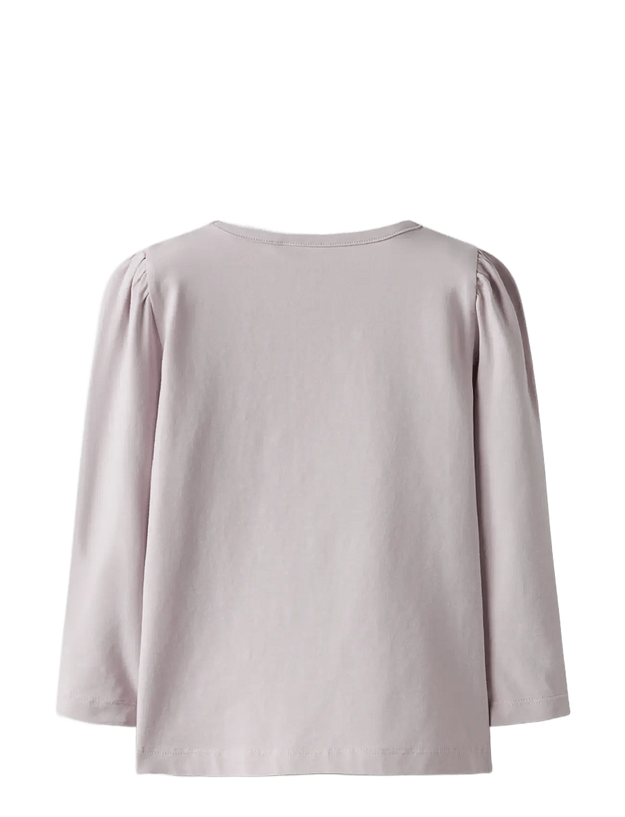 name it - NMFDIANA STITCH LS TOP BOX NOOS WDI - langärmelig - lilac marble - 2