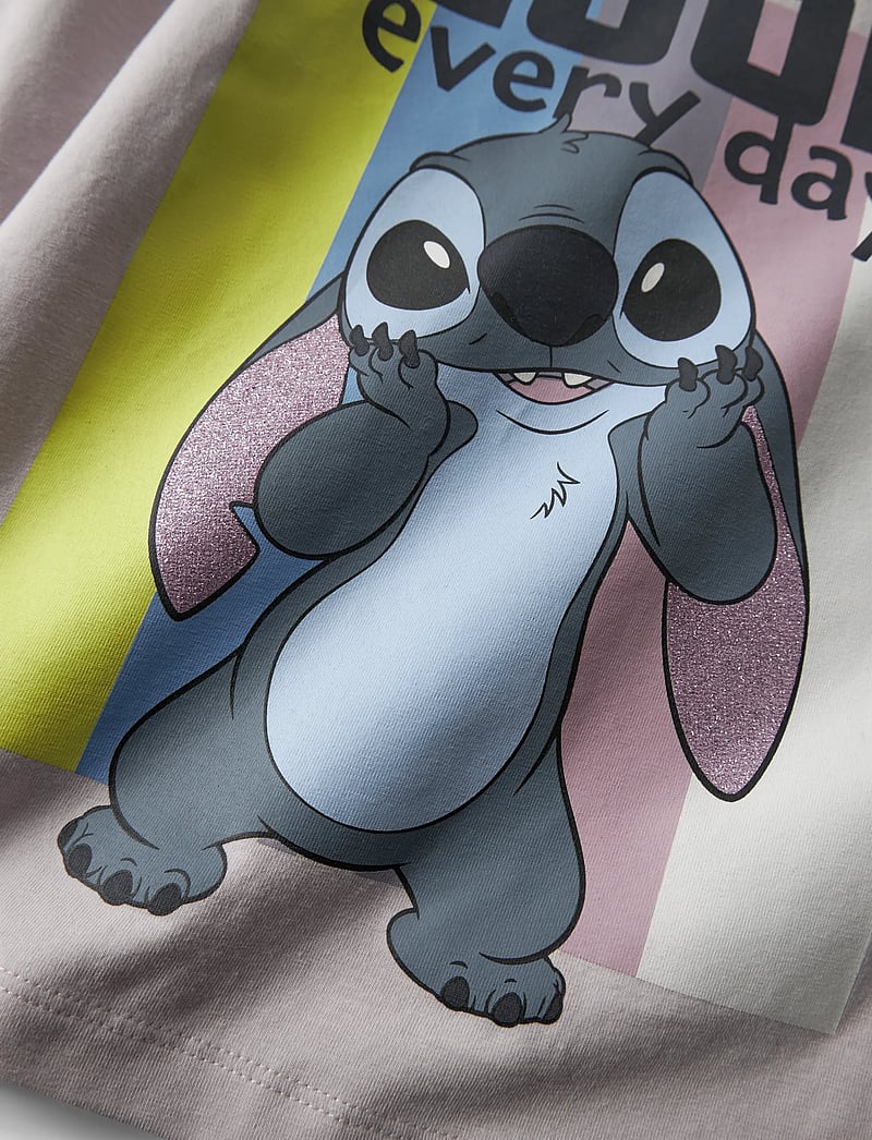 name it - NMFDIANA STITCH LS TOP BOX NOOS WDI - langærmede t-shirts - lilac marble - 3