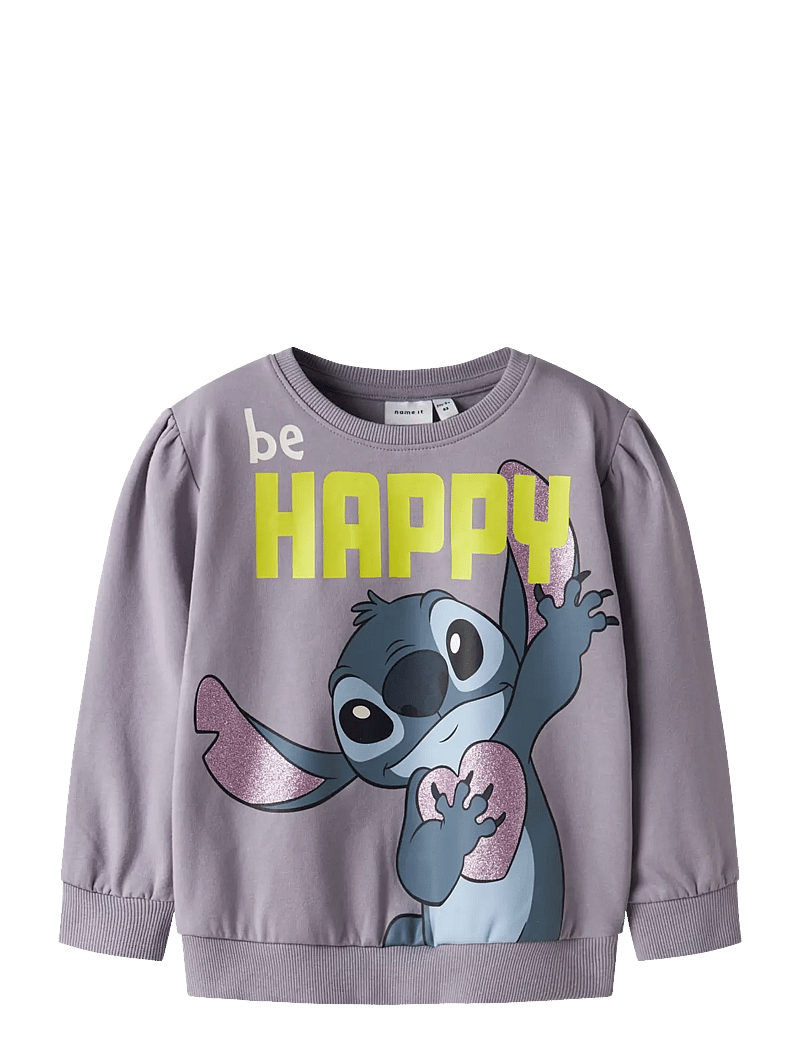 name it - NMFDIDI STITCH SWEAT UNB NOOS WDI - sweatshirts - lavender gray - 1