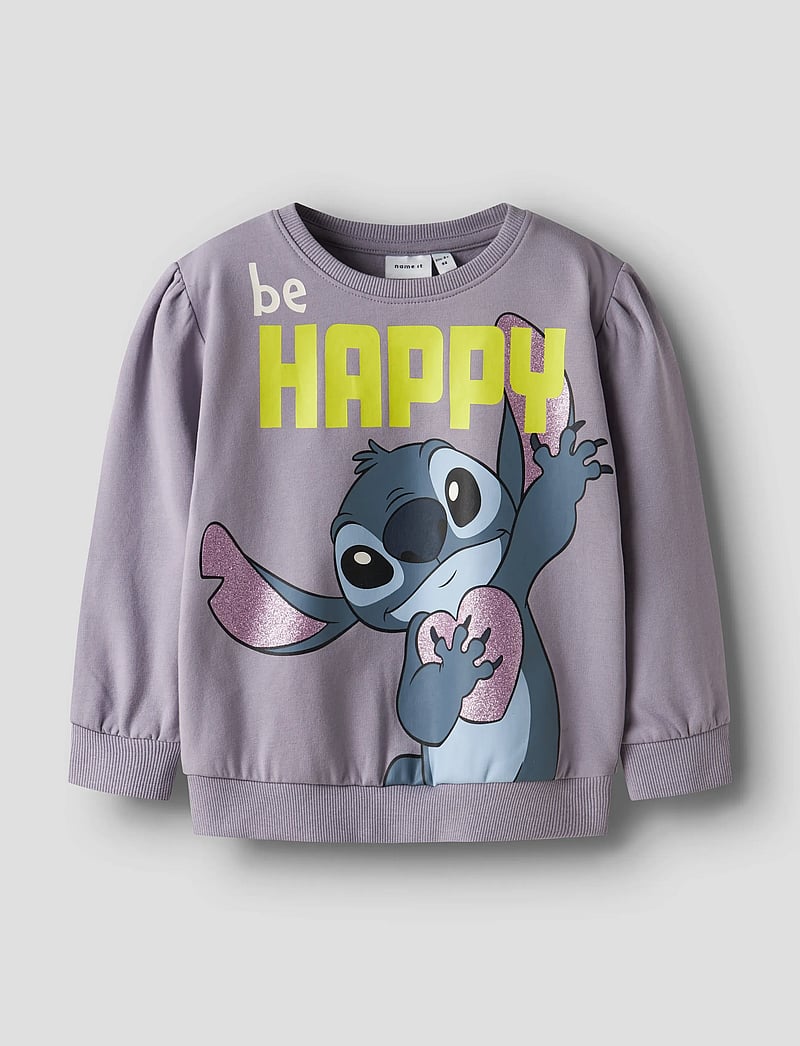 name it - NMFDIDI STITCH SWEAT UNB NOOS WDI - sweatshirts - lavender gray - 0