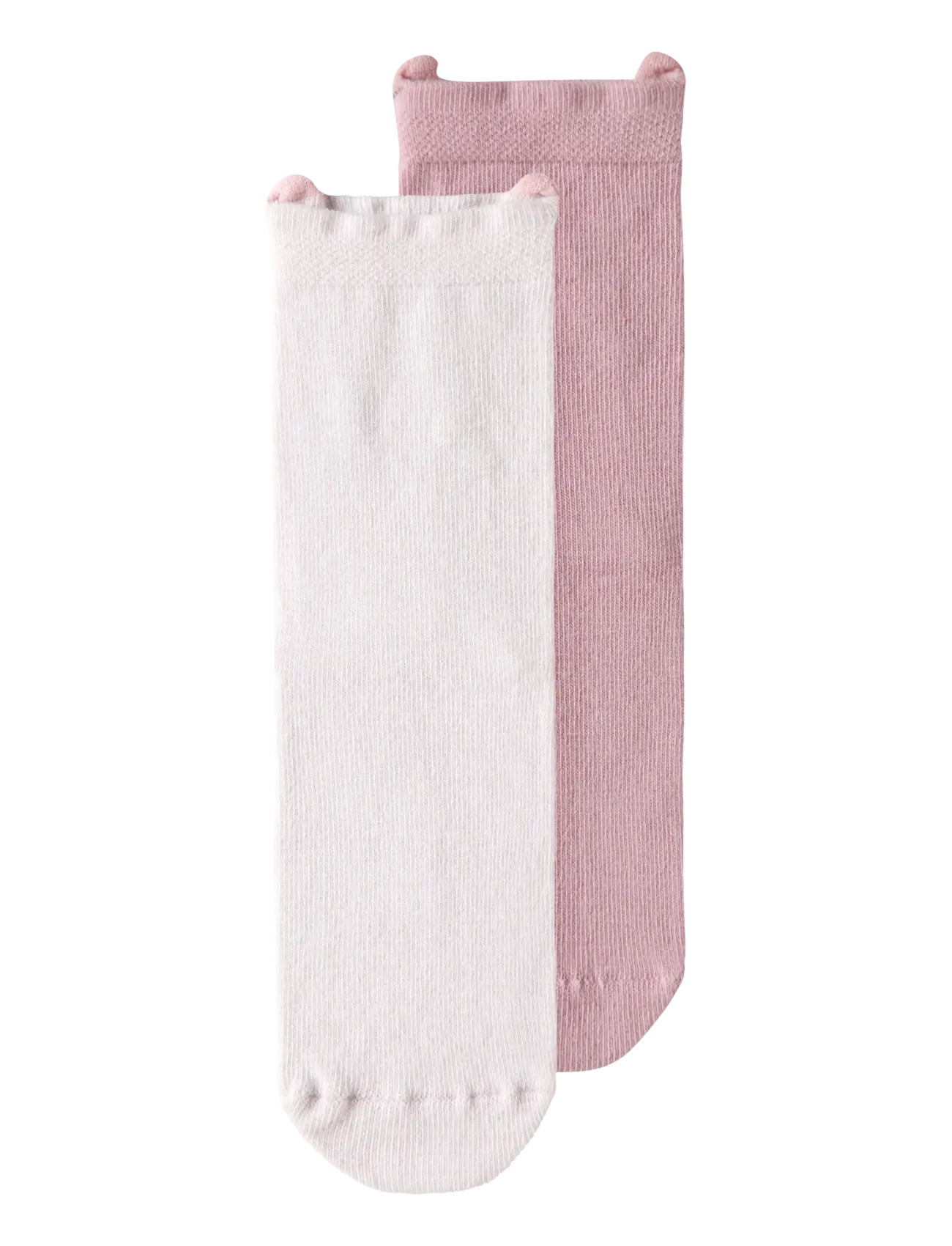 name it NMFDIRI STITCH 2P SOCK WDI - Kläder - LAVENDER GRAY / pink/rose