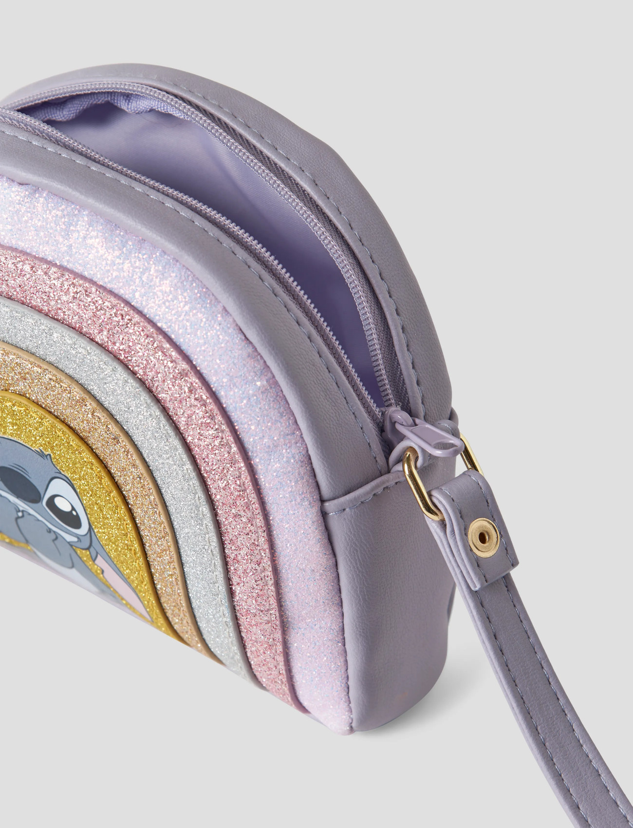 name it - NMFDISA STITCH GLITTER BAG WDI - lavender gray - 2