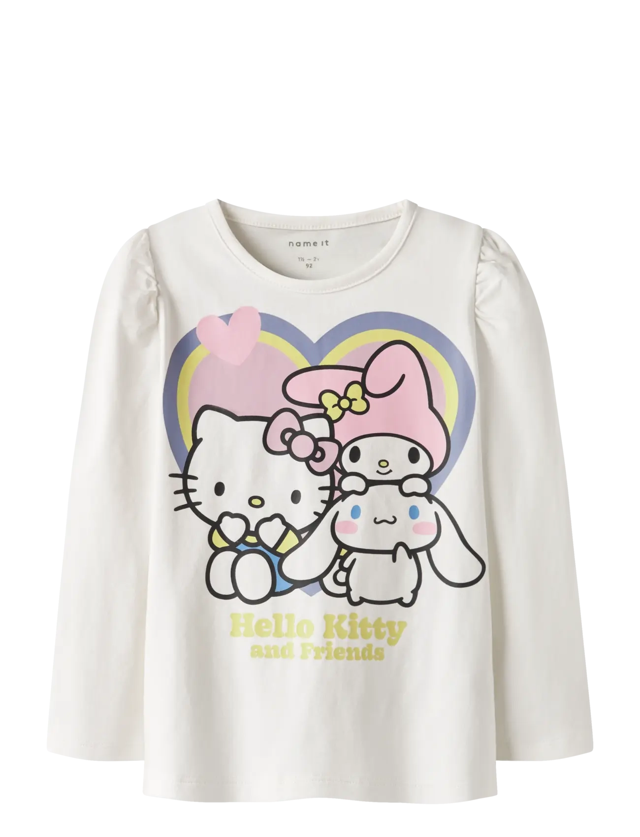 name it - NMFDURI HELLOK LS TOP BOX SKY - pikkade varrukatega t-särgid - cloud dancer - 1