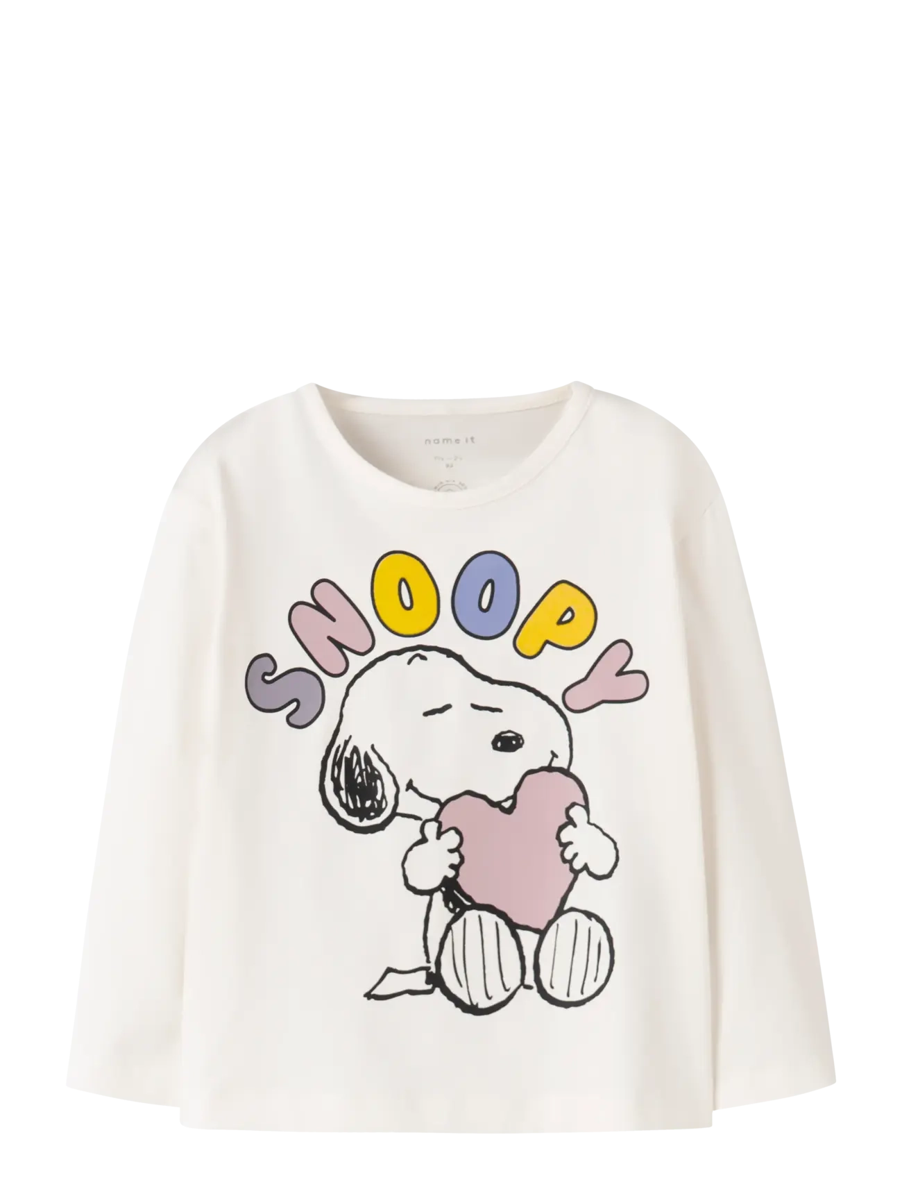 name it NMFDREMA SNOOPY LS NREG TOP BOX SKY - Kläder - CLOUD DANCER / cream
