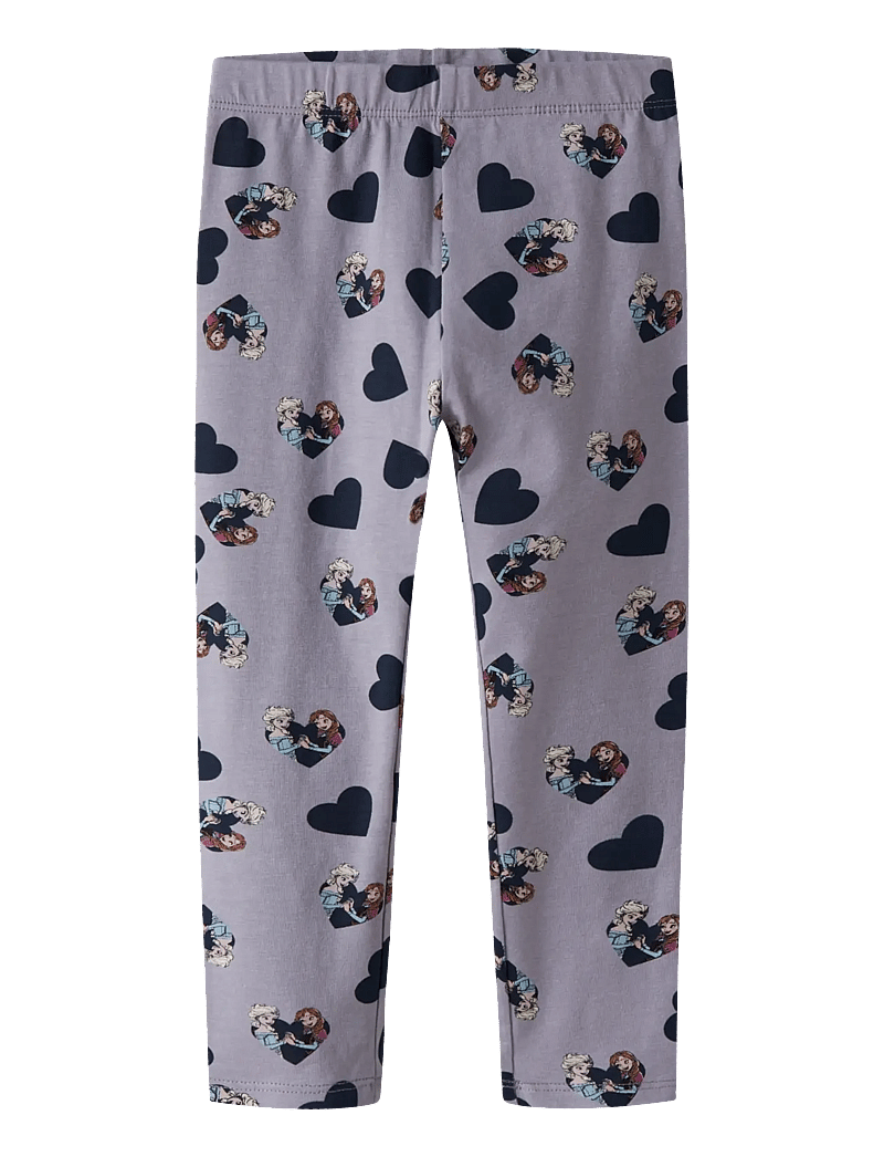 name it - NMFDONNA FROZEN LEGGING WDI - retuusid - lavender gray - 0