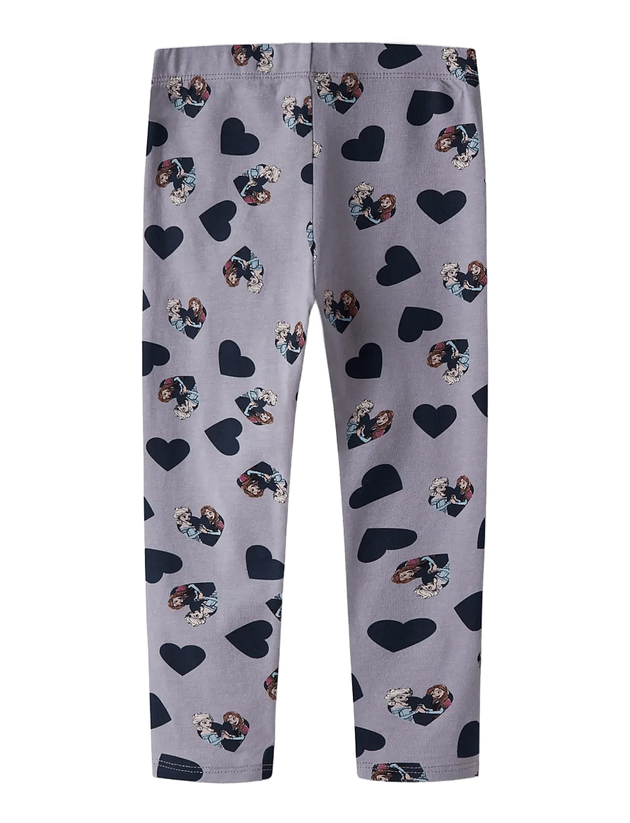 name it - NMFDONNA FROZEN LEGGING WDI - leggings - lavender gray - 1