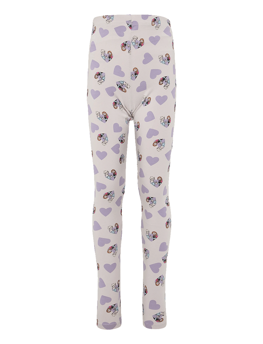 name it - NMFDONNA FROZEN LEGGING WDI - leggings - lilac marble - 0