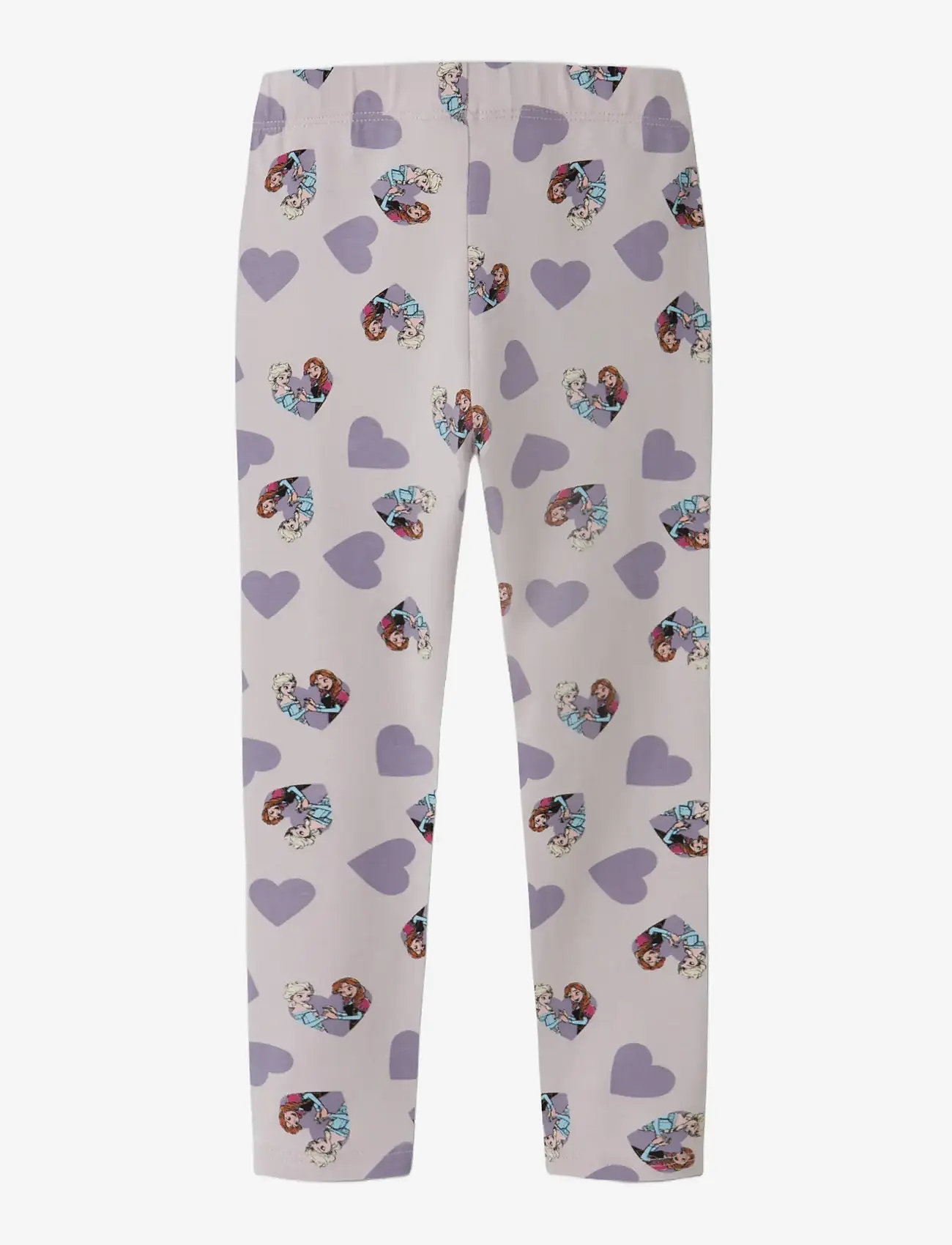 name it - NMFDONNA FROZEN LEGGING WDI - leggings - lilac marble - 1