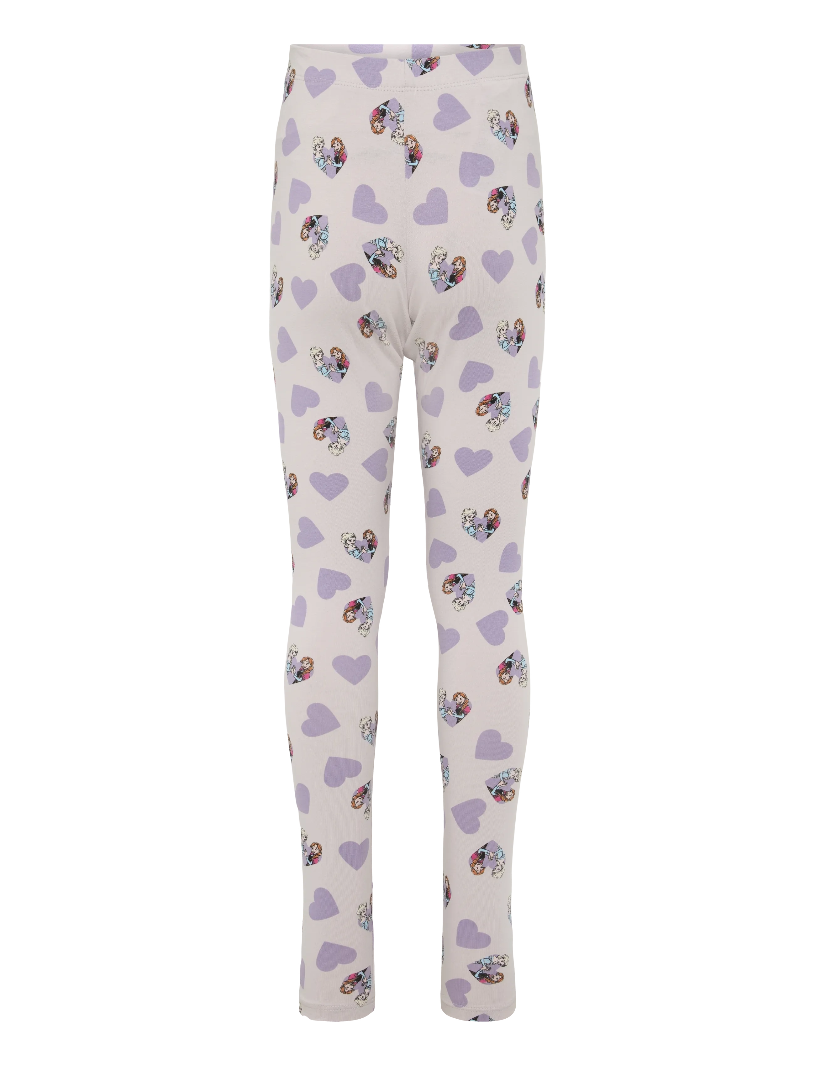 name it - NMFDONNA FROZEN LEGGING WDI - leggings - lilac marble - 1