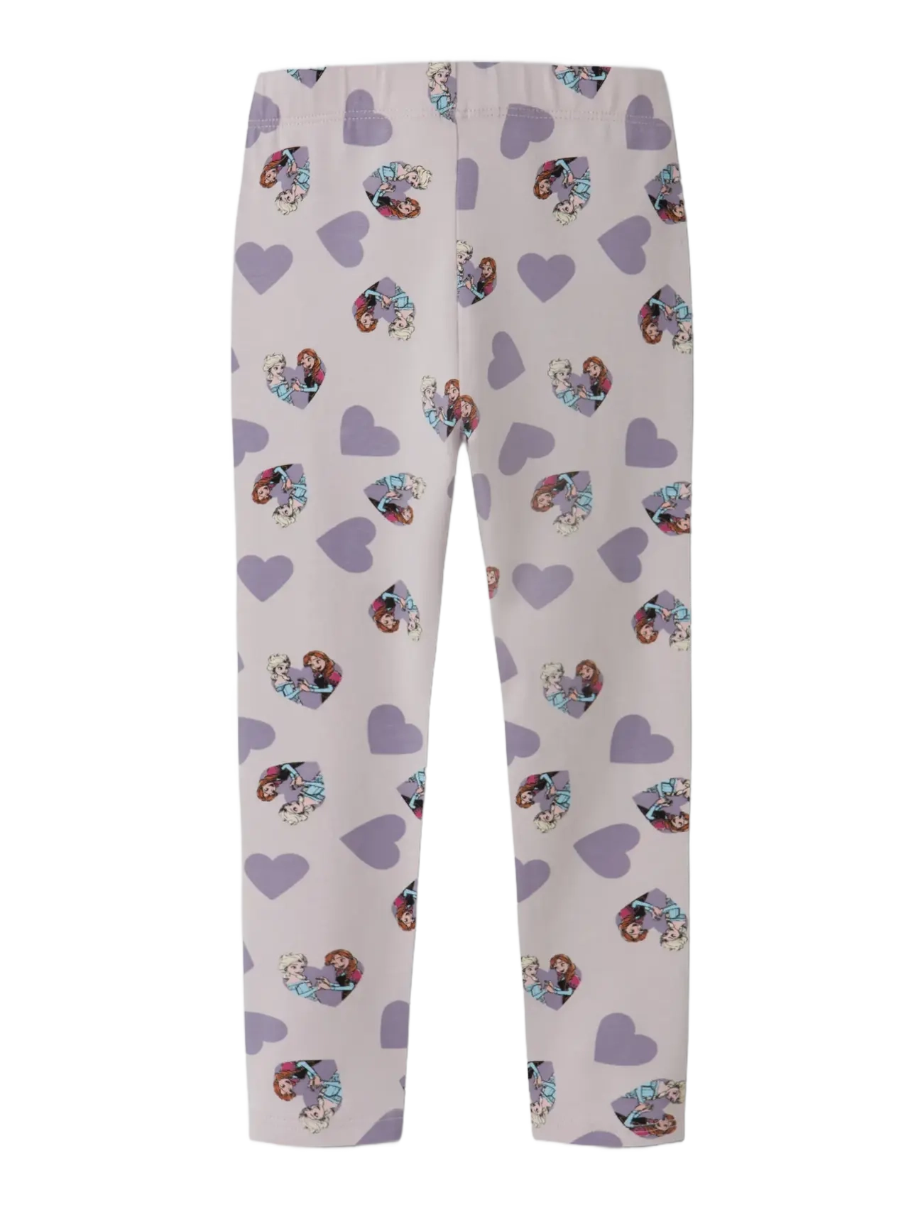 name it - NMFDONNA FROZEN LEGGING WDI - leggings - lilac marble - 1