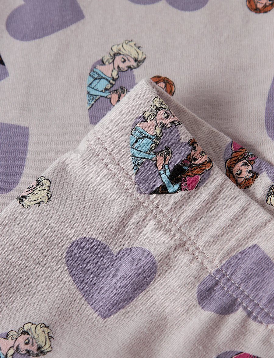 name it - NMFDONNA FROZEN LEGGING WDI - leggings - lilac marble - 2