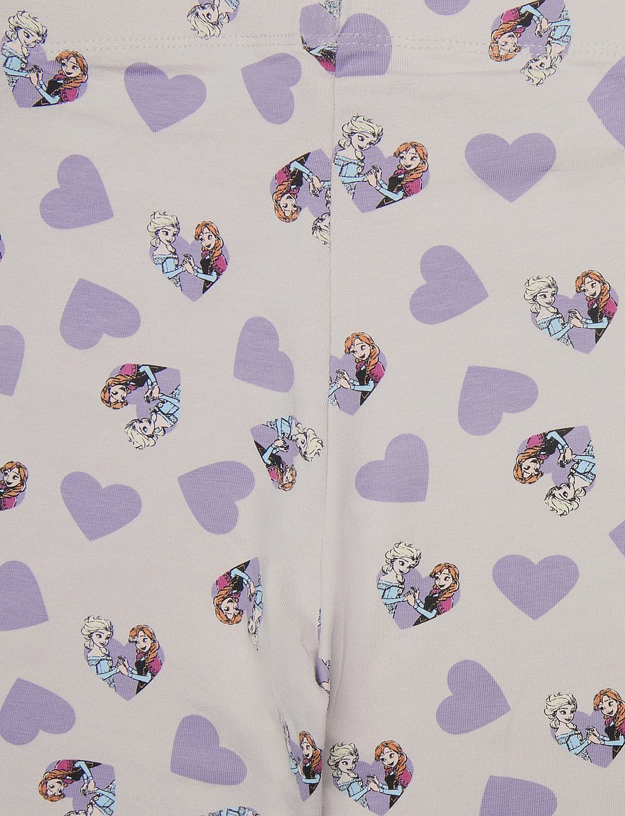 name it - NMFDONNA FROZEN LEGGING WDI - leggings - lilac marble - 2