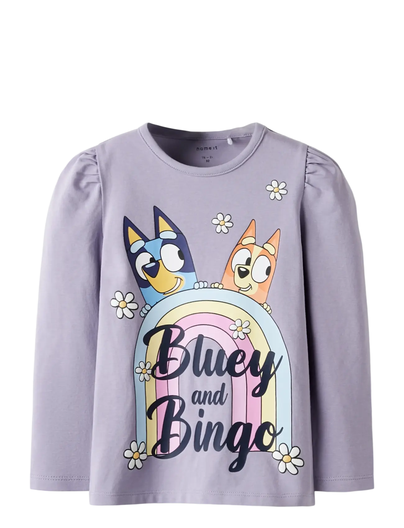 name it NMFJESSIE BLUEY LS TOP BOX NOOS SKY - Campaigns - LAVENDER GRAY / purple