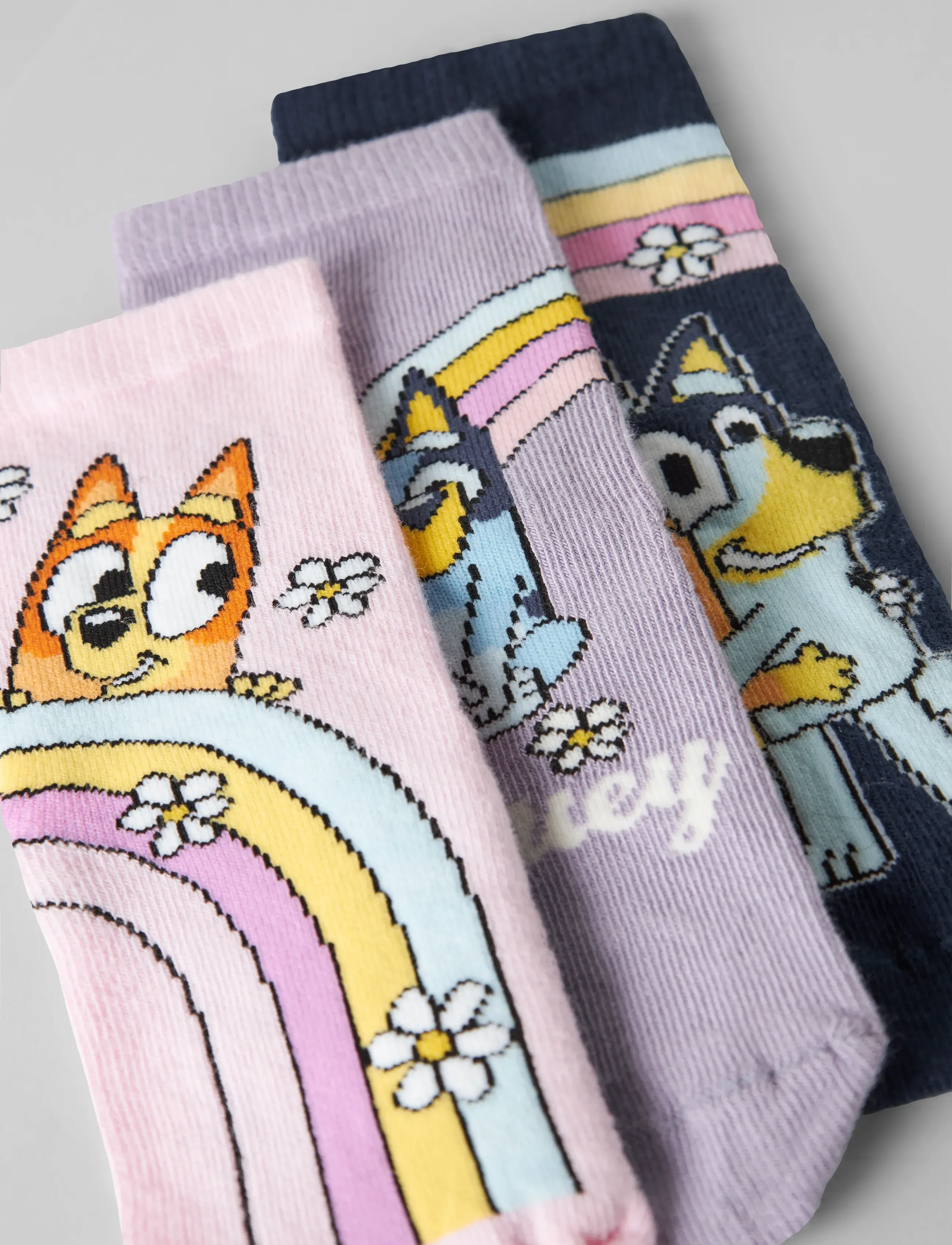 name it - NMFJENSIA BLUEY 3P SOCK SKY - pirouette - 4