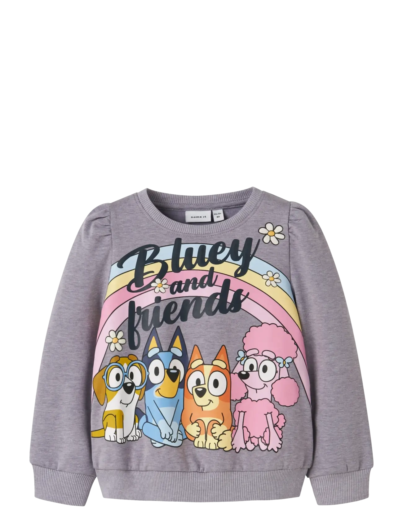 name it NMFJENNEY BLUEY SWEAT BRU SKY - Oberteile - LAVENDER GRAY / grey