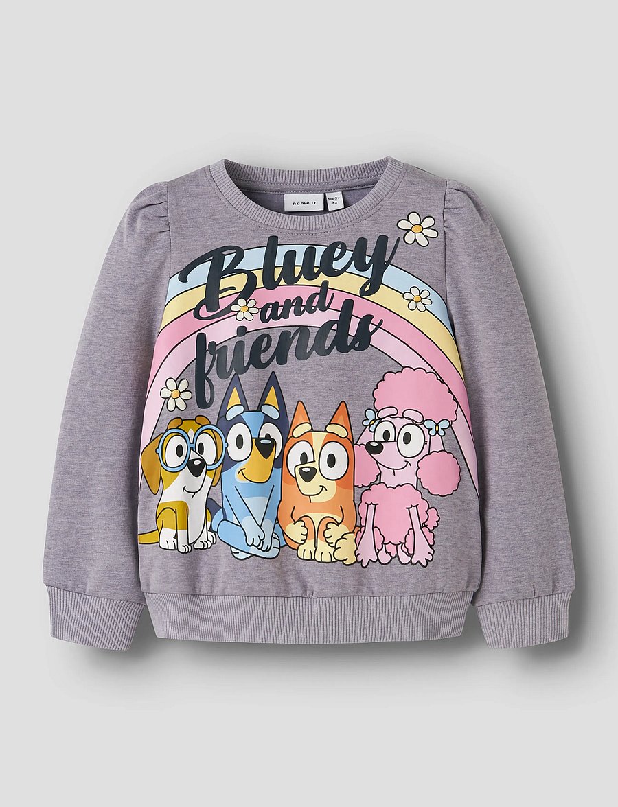 name it - NMFJENNEY BLUEY SWEAT BRU SKY - joggingpeysur - lavender gray - 0